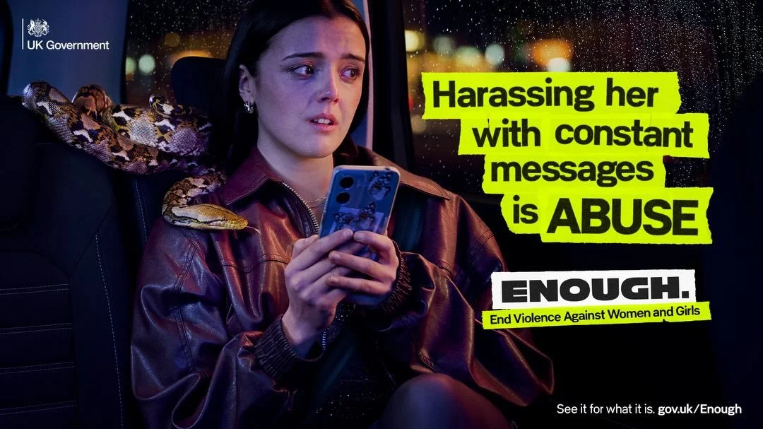 @sambarkerphoto 

 New work from Sam for the UK government. A campaign focused on preventing violence against women by addressing abusive behaviors before they escalate. Too often, control is mistaken for care.

Thanks to @fcbldn @paulhancock1 @doubl