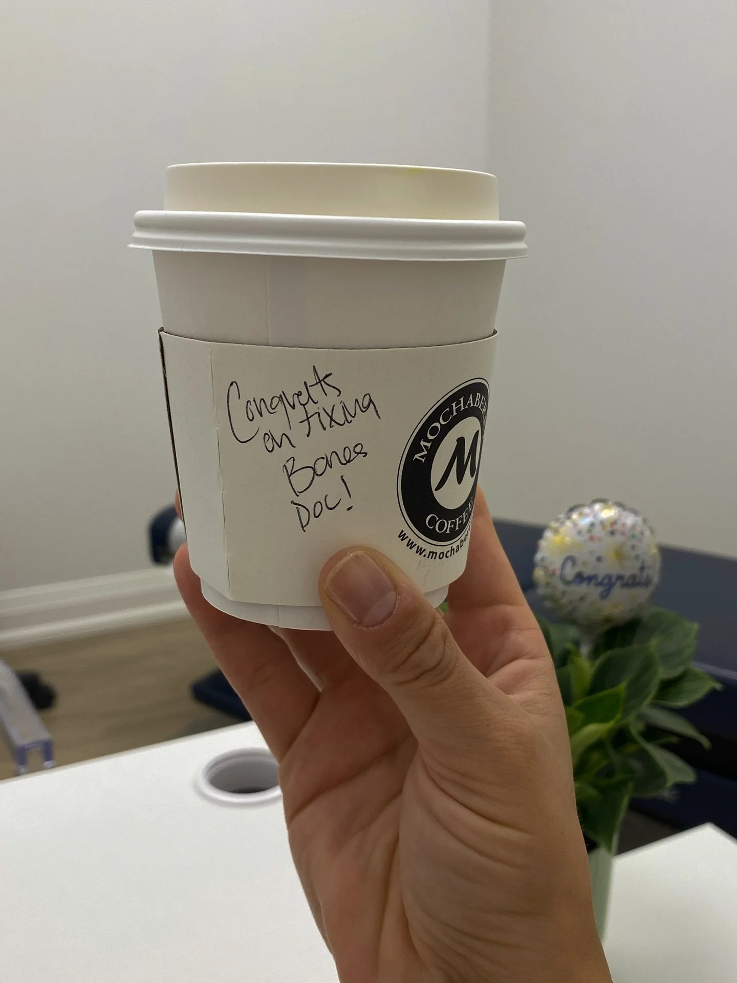 Thanks for the sweet pick me up (both the beverage + message) @mochaberrycoffee 🤍☕️

We&rsquo;re so grateful the Orangeville community has been so welcoming! Come check out our clinic, we&rsquo;re open Monday to Saturday!

Click the link in our bio 