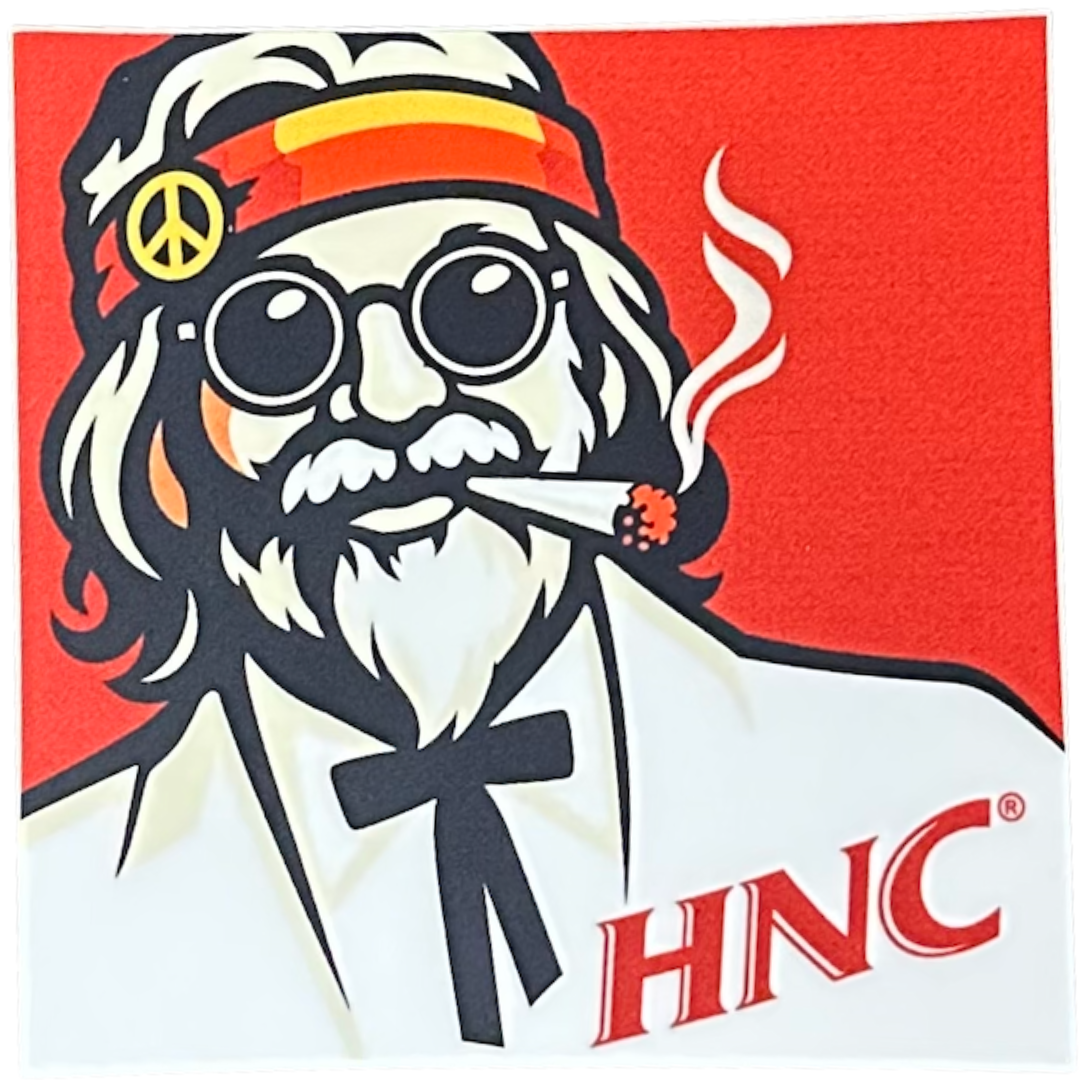 HIPPIES N COWBOYS STICKER