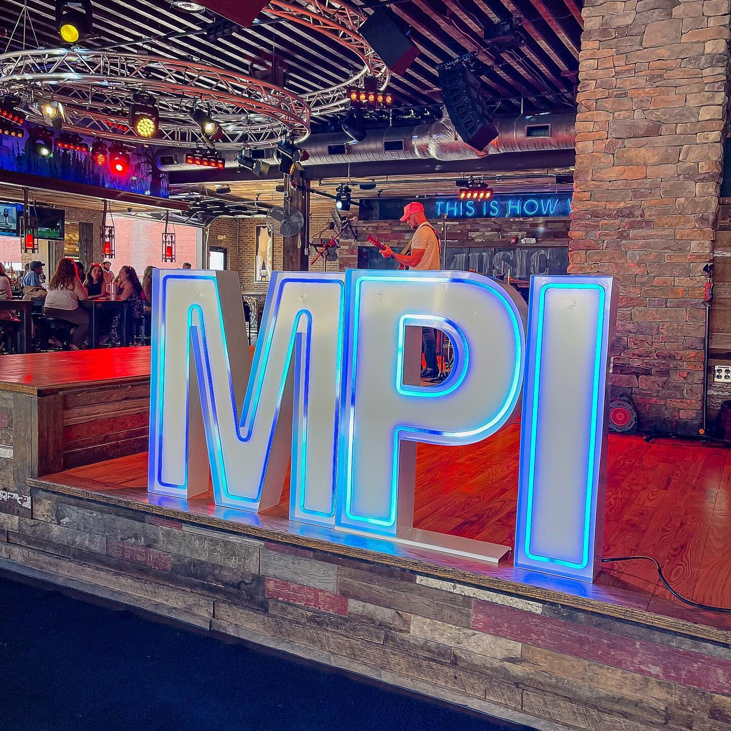 Lit up the stage at @fglhouse yesterday for the @mpitnchapter social event! 
💙🤍🩵
Good times were had by all!
.
#LedMarquee #LedMarqueeNashville #MarqueeLetters #NashvilleEvents #NashvilleTN #NashvilleWeddings #EventRentalsNashville #CorporateEvent