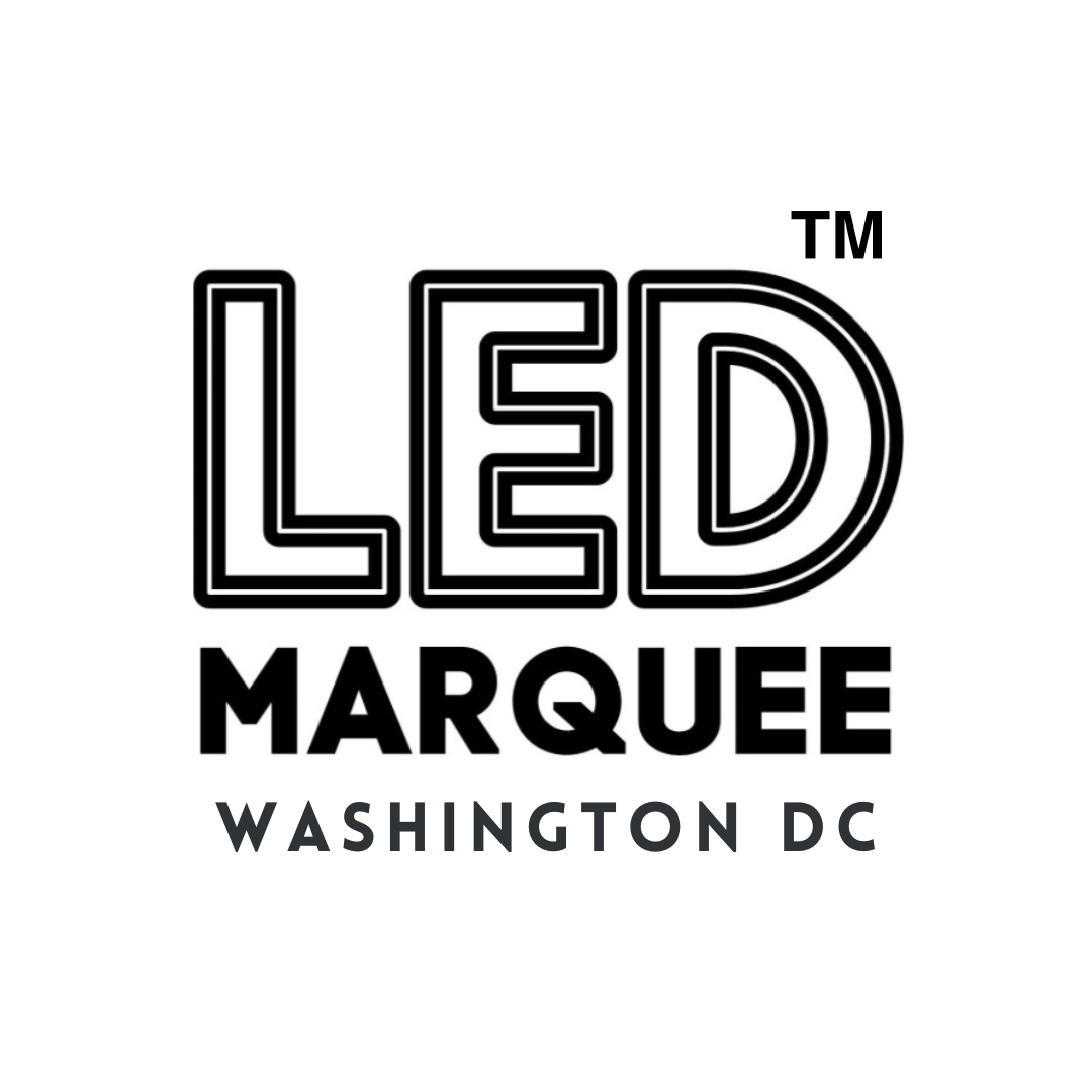 Neon LED Marquee letters in DMV, DC, Maryland, Virginia