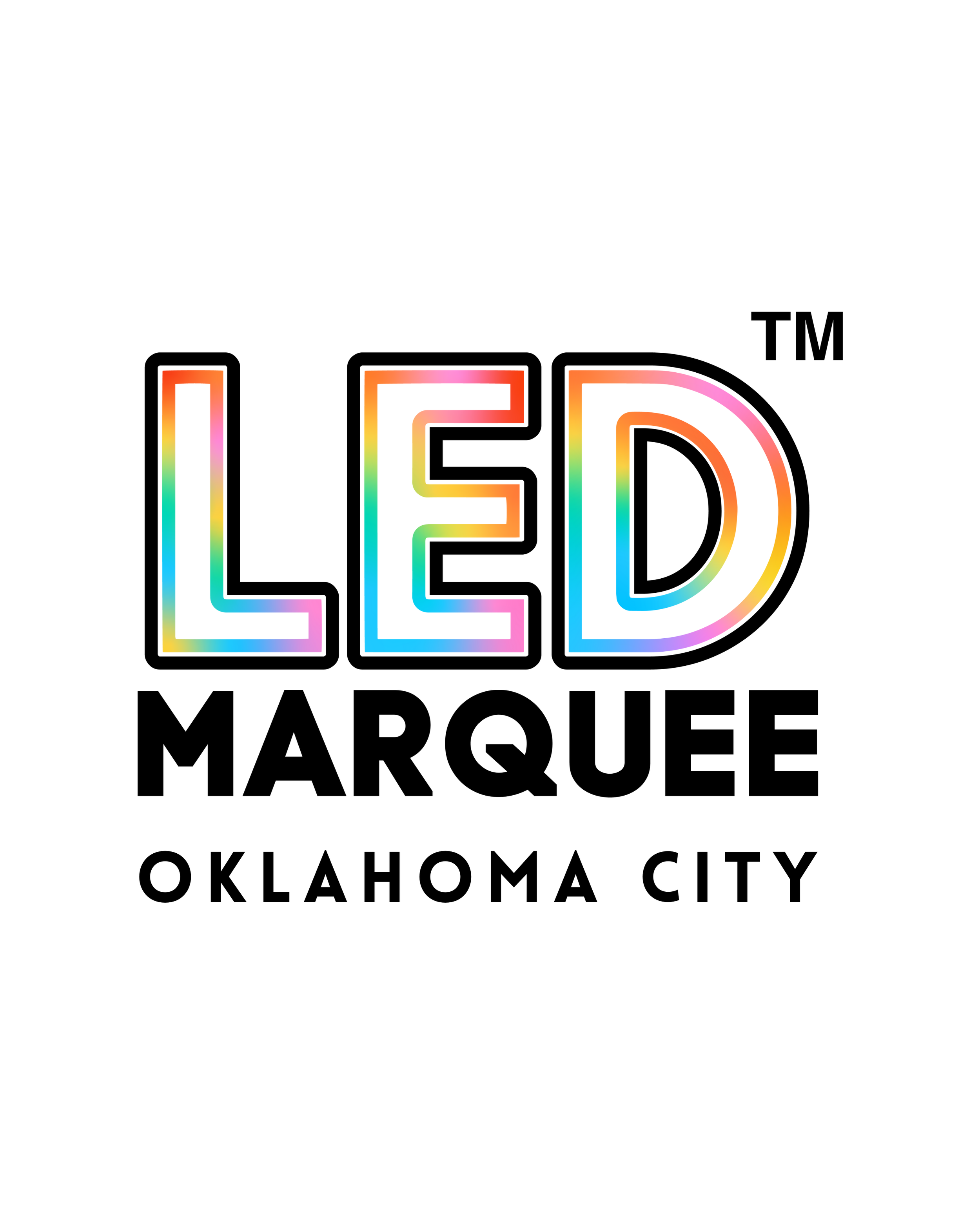 LED Neon Marquee Letters in Oklahoma City, OK