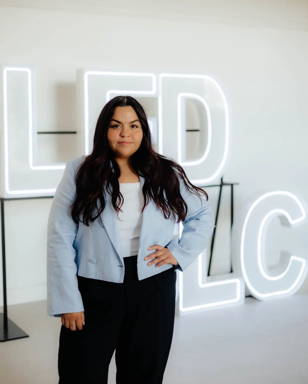 Utah's led marquee neon letters