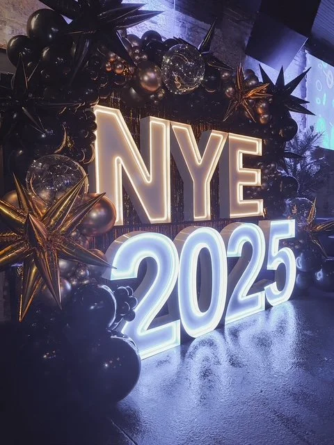 New Years Eve light up led neon marquees