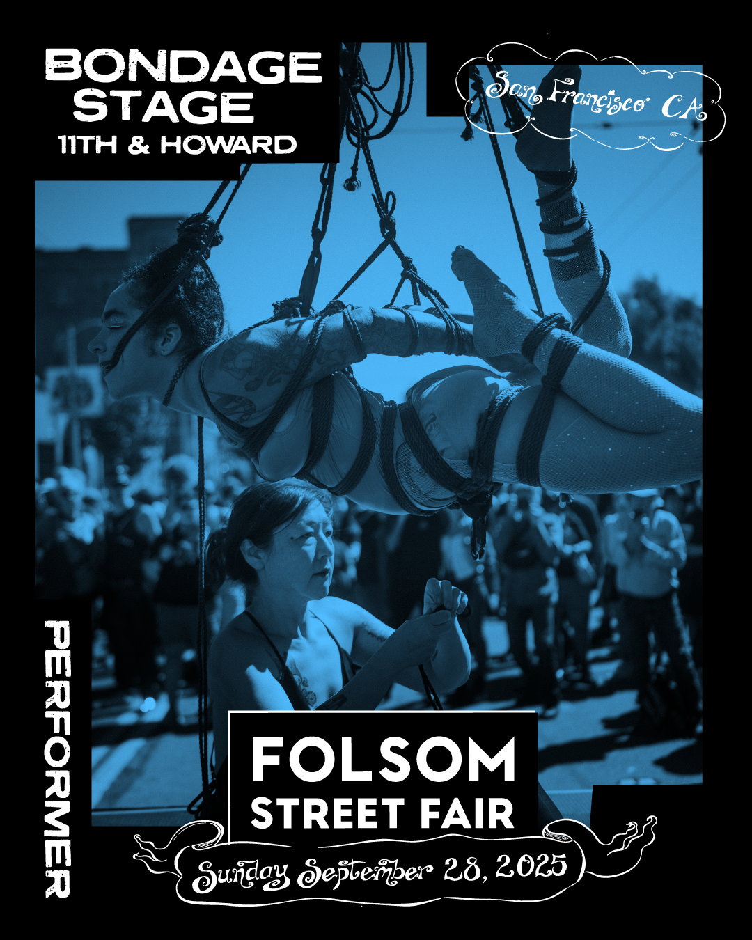 Folsom Street Fair Bondage Stage 2025