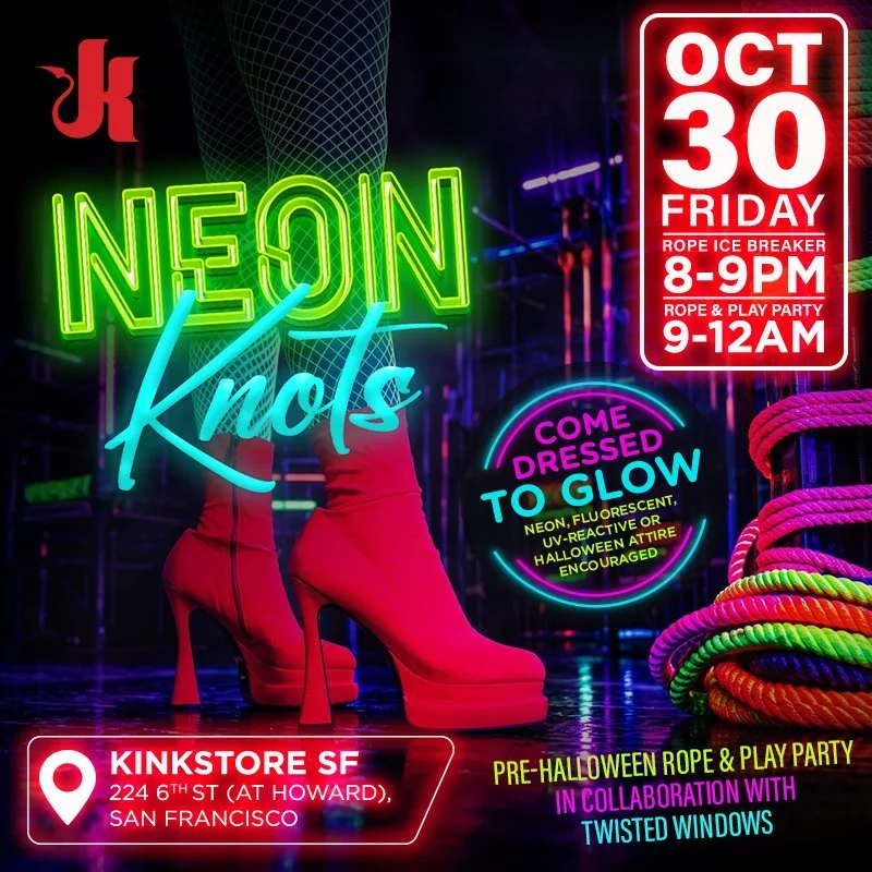 Neon Knots: A Halloween Rope & Play Party