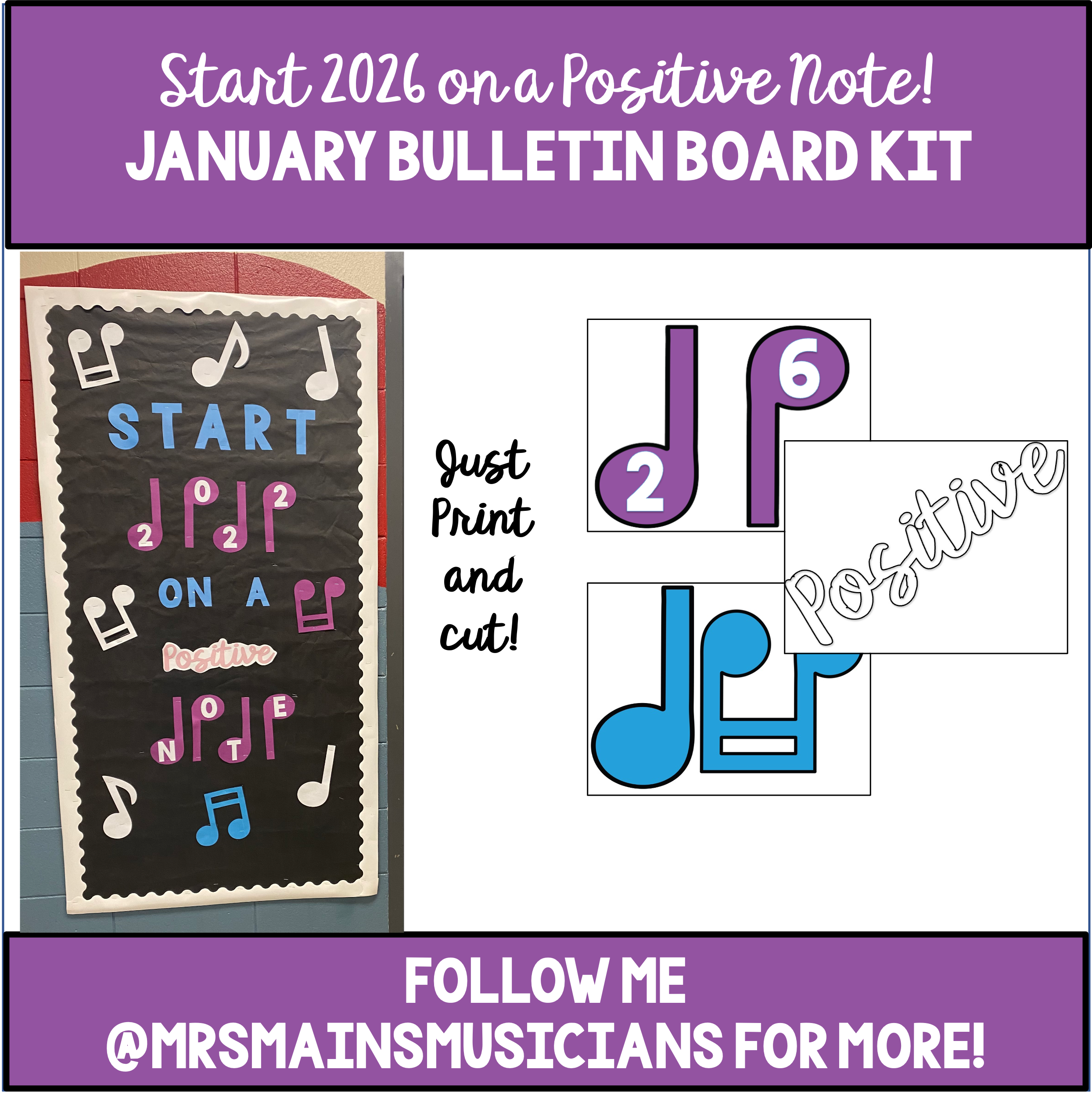 Start 2026 on a Positive Note: New Year Music Bulletin Board