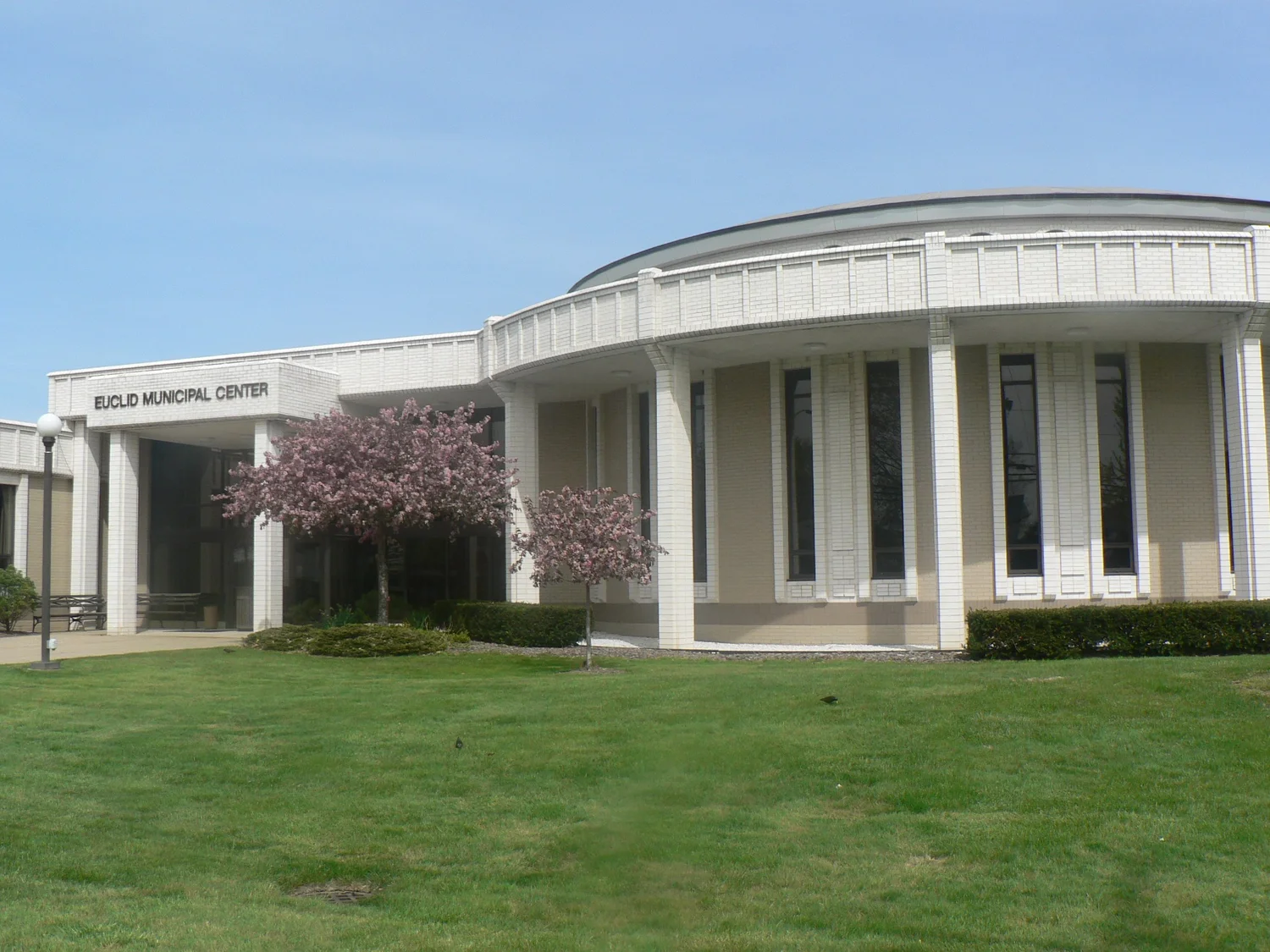 Euclid City Hall exterior, photographed in April 2006