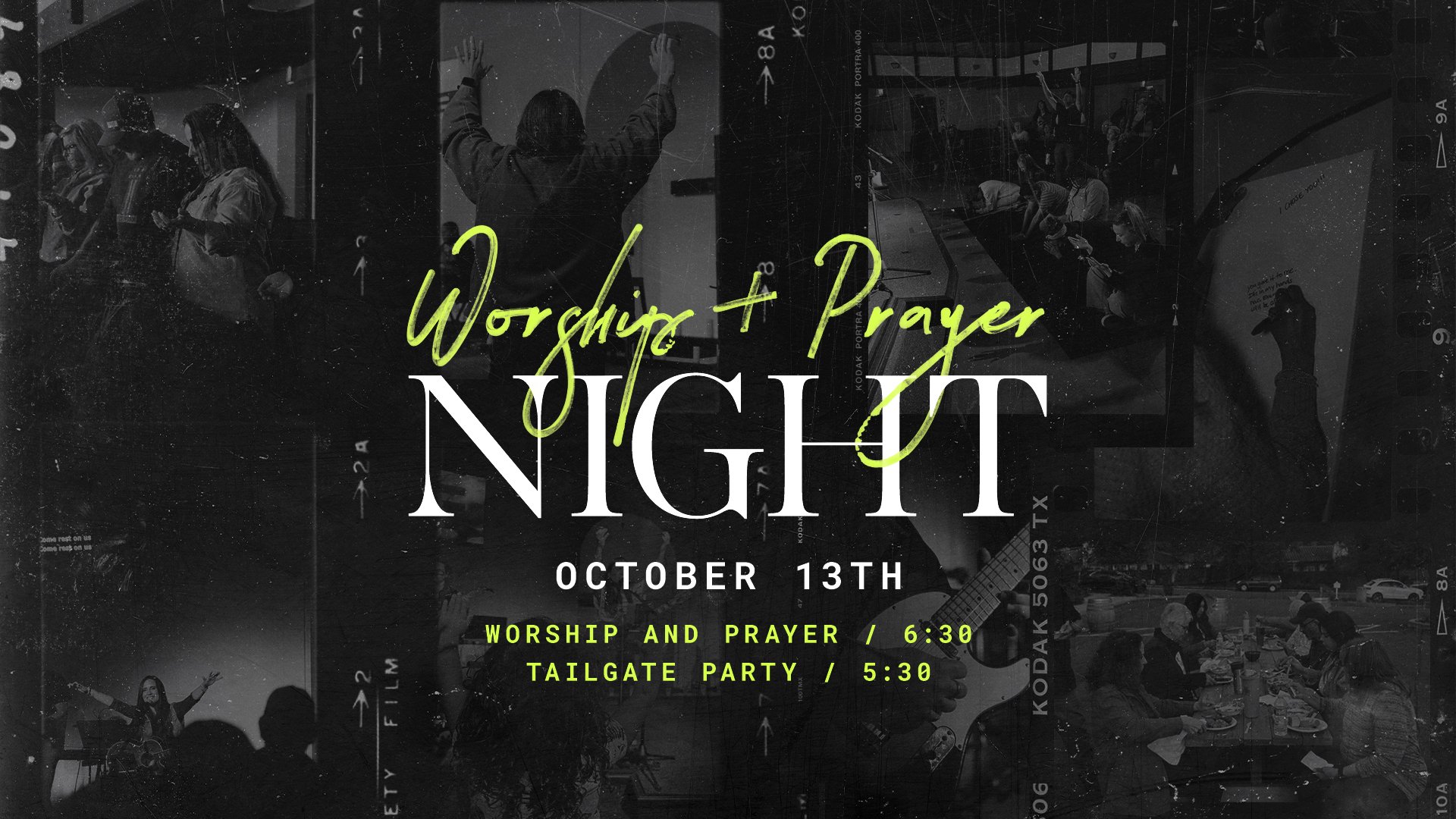 Worship and Prayer Night - Tailgate Party