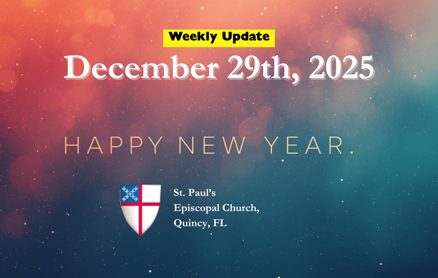 Weekly Update - December 29th, 2025