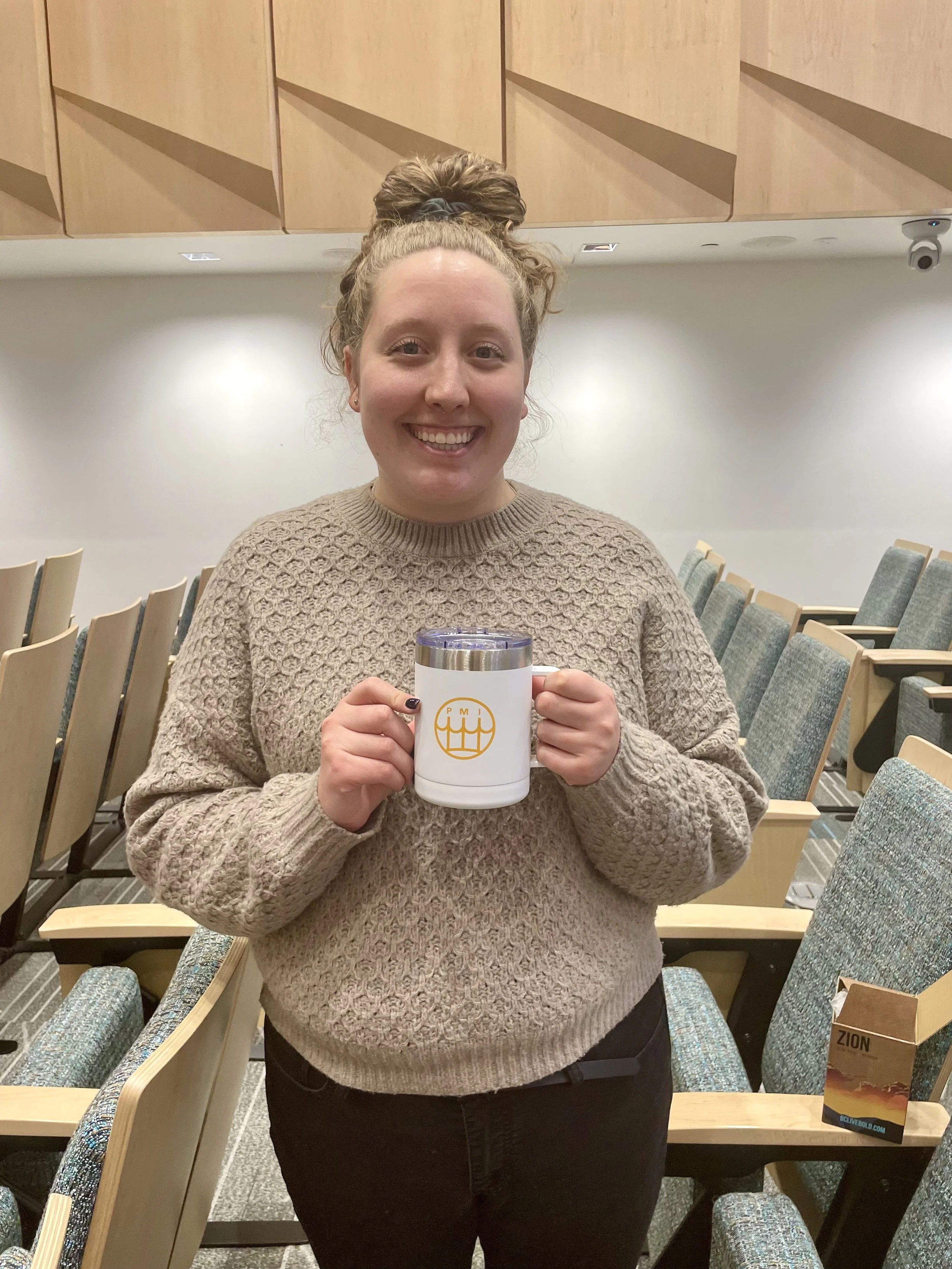 Chloe selected for a *POSTER FLASH TALK* at PMI day 2025, autumn edition.