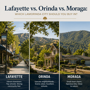 Lafayette vs. Orinda vs. Moraga: Which Lamorinda City Should You Buy In?