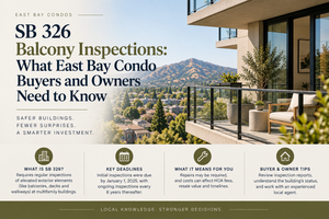 SB 326 Balcony Inspections: What East Bay Condo Buyers and Owners Need to Know