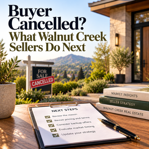Buyer Cancelled? What Walnut Creek Sellers Do Next