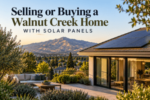 Selling or Buying a Walnut Creek Home With Solar Panels