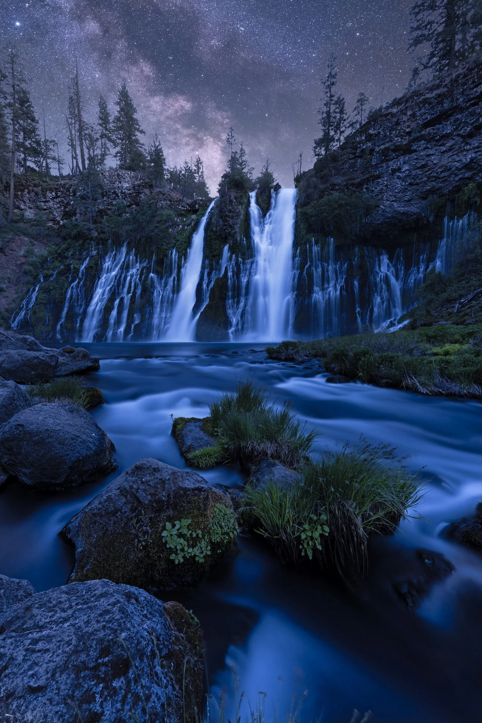 Burney Falls Nightscape