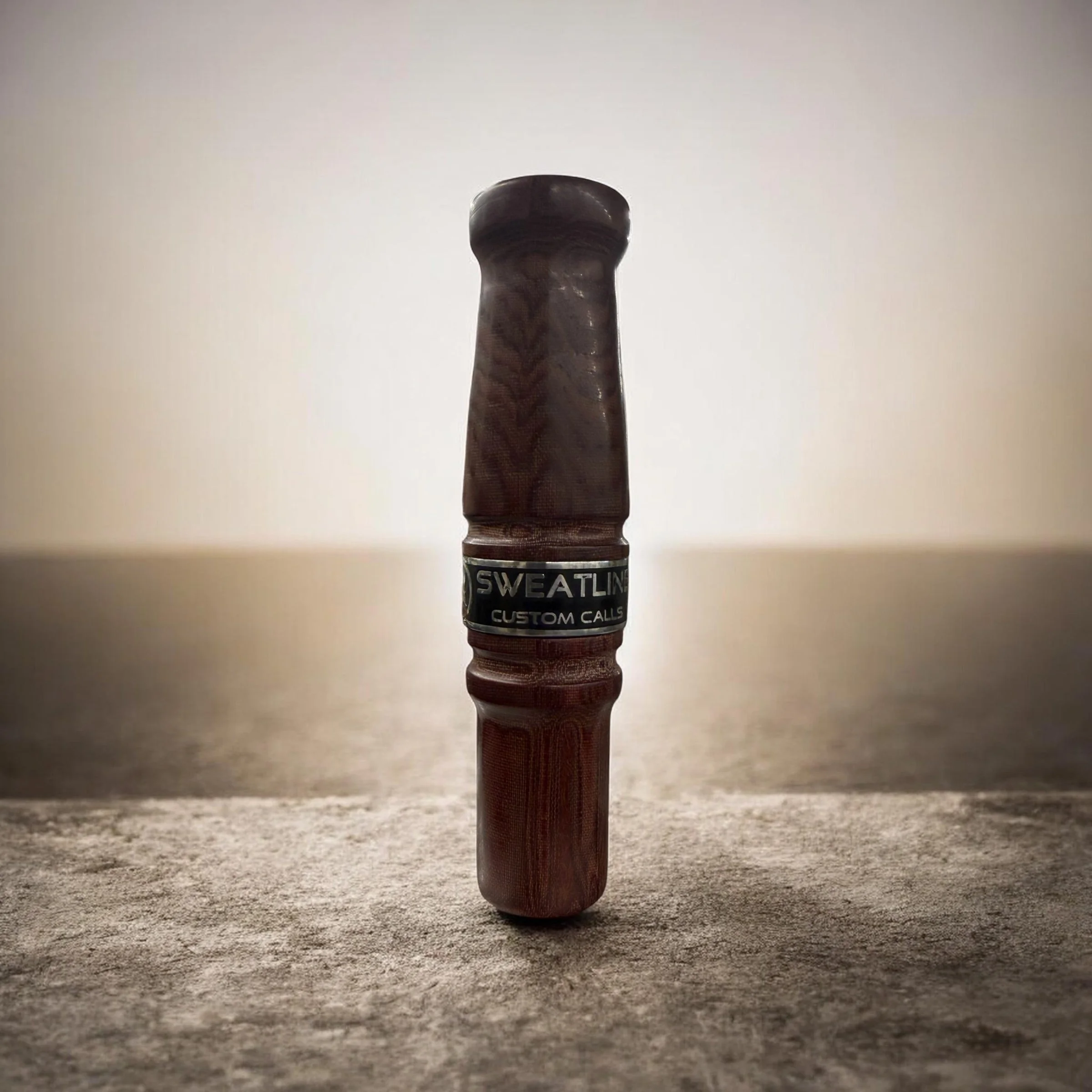 red micarta hand turned snow.JPG