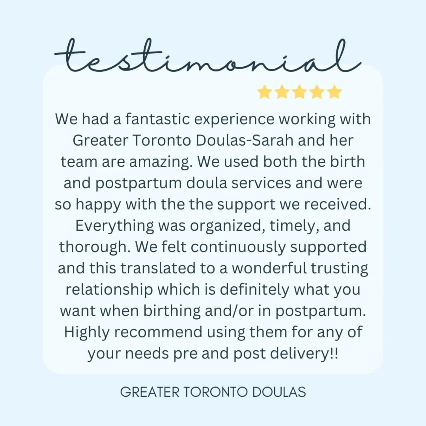 🩵Best of Both Worlds🤍

Why choose one when you can have both? 😌

Birth support 🤝 Postpartum support
(aka we&rsquo;ve got you covered before, during, AND after the baby makes their grand entrance)

We loved this sweet review.

Highly recommend? Th