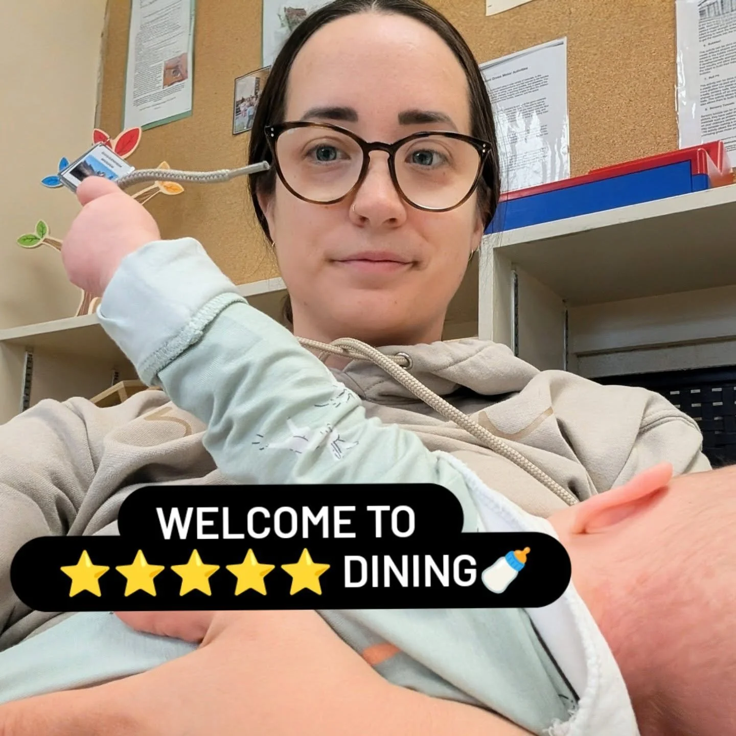 Breastfeeding in public is honestly a little funny because it's just feeding a baby&hellip; but it somehow feels like I&rsquo;ve made a bold public statement 😂

This tiny human is not interested in waiting until I find a private, perfectly lit, five