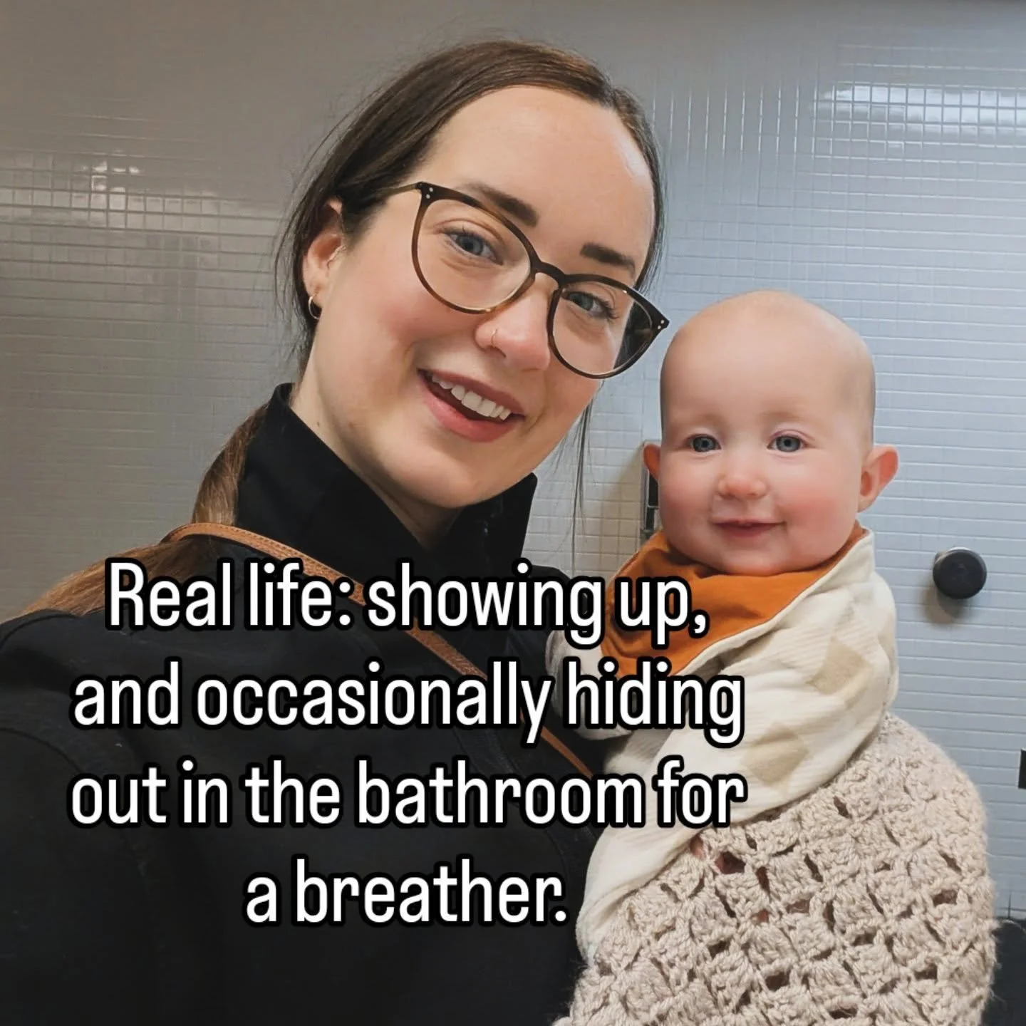 You finally make it out of the house. You&rsquo;re dressed, the diaper bag is packed, you&rsquo;ve coordinated schedules with friends&hellip; and then you get there and realize you&rsquo;re not really hanging out, you&rsquo;re juggling.

Holding the 