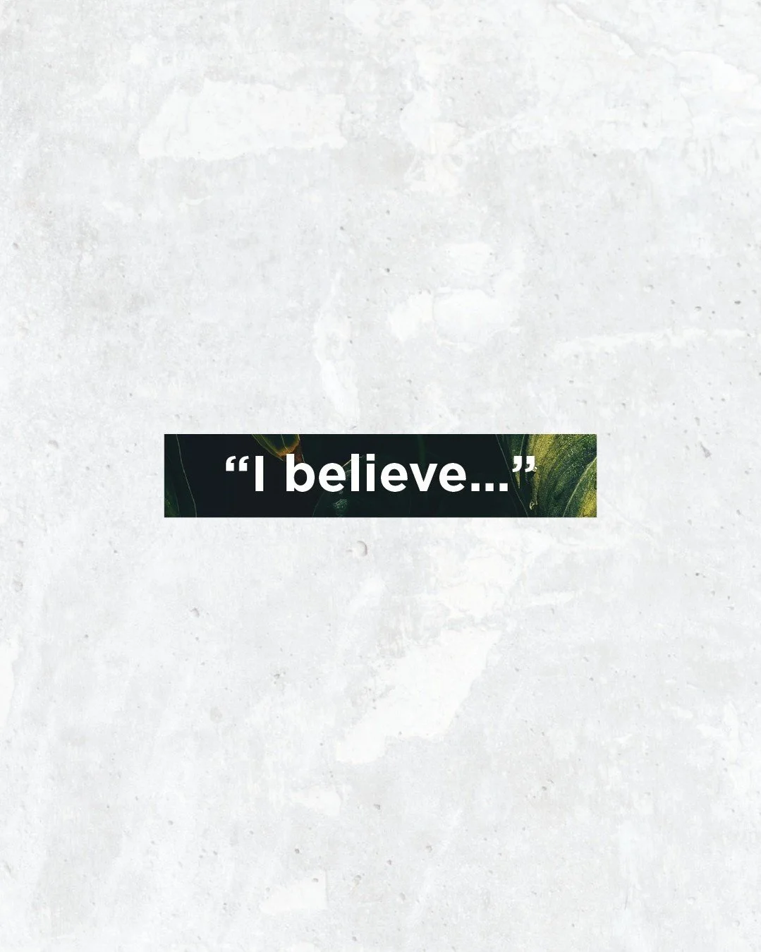 📖 This week, we begin our journey through the Apostles&rsquo; Creed.

It starts simply: &ldquo;I believe.&rdquo;
But don&rsquo;t rush past those two words.

🙏 Use this quiet moment to pray with us:

1️⃣ Confess
Where have you reduced faith to ideas