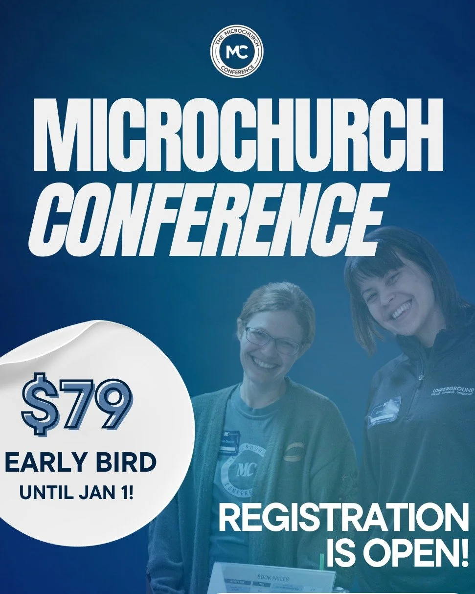 ⏳ Don&rsquo;t wait&mdash;early bird registration closes Jan 1!

The 2026 Microchurch Conference (March 12-14 | Tampa) is your chance to learn, connect, and be renewed with others pursuing the smaller, simpler way of church.

Head to the link in bio t
