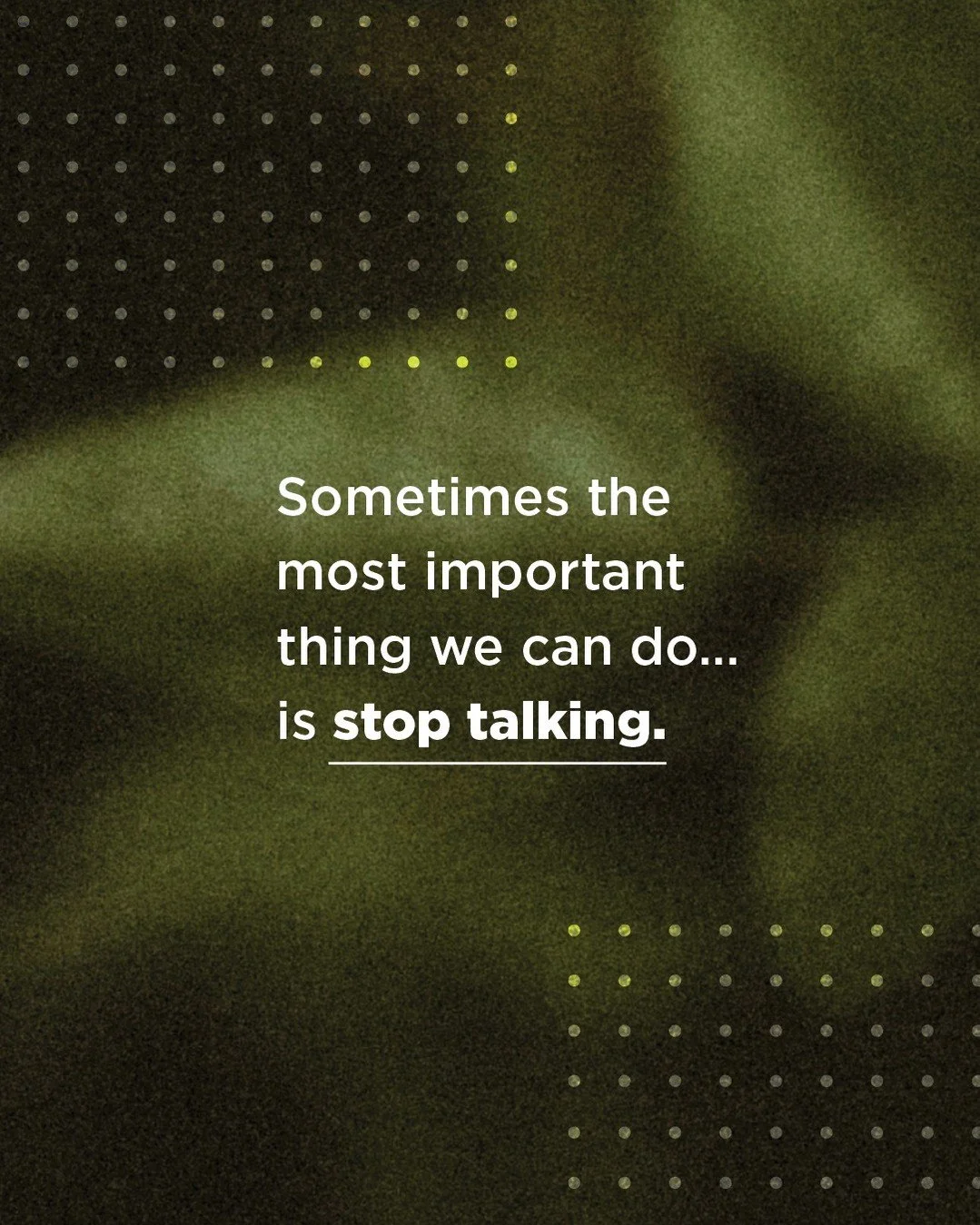 &ldquo;Be silent before the Lord&hellip; for He is springing into action.&rdquo; &mdash;Zechariah 2:13

This week, here&rsquo;s the invitation:
 ✨ Be still.
 ✨ Be silent.
 ✨ Listen.

And ask Him:
&ldquo;Lord, where are You springing into action aroun