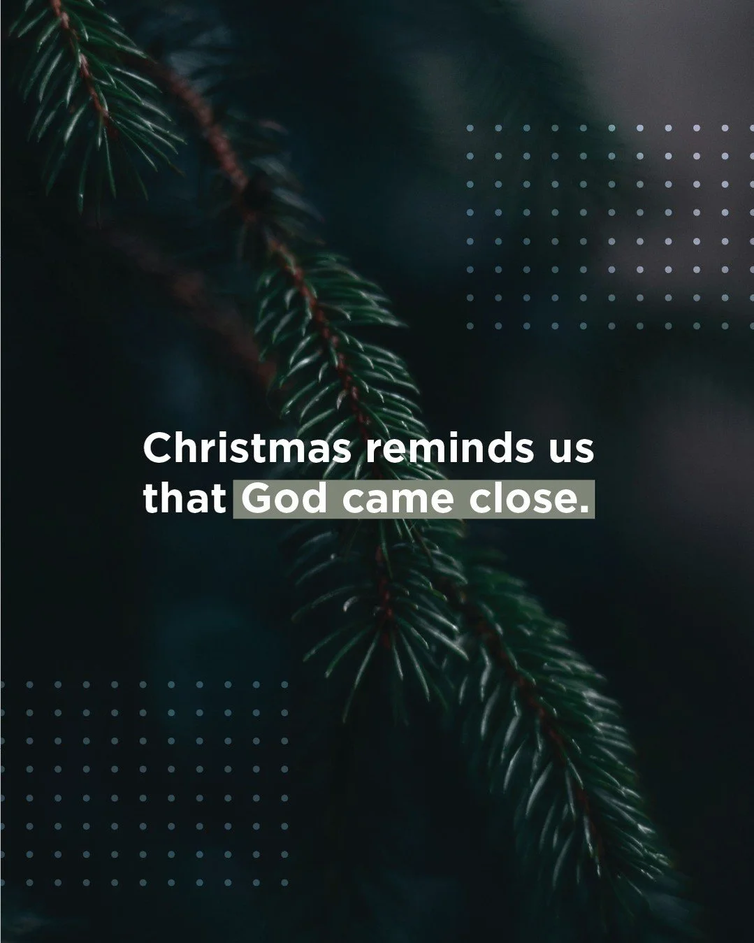 In a weary world, He chose to step into our neighborhoods, our families, our everyday lives &mdash; bringing beauty, justice, and good news right where people actually live.

As we celebrate the arrival of Jesus this season, may we also embody His wa