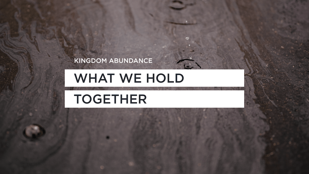 What We Hold Together: A Vision of Biblical Generosity