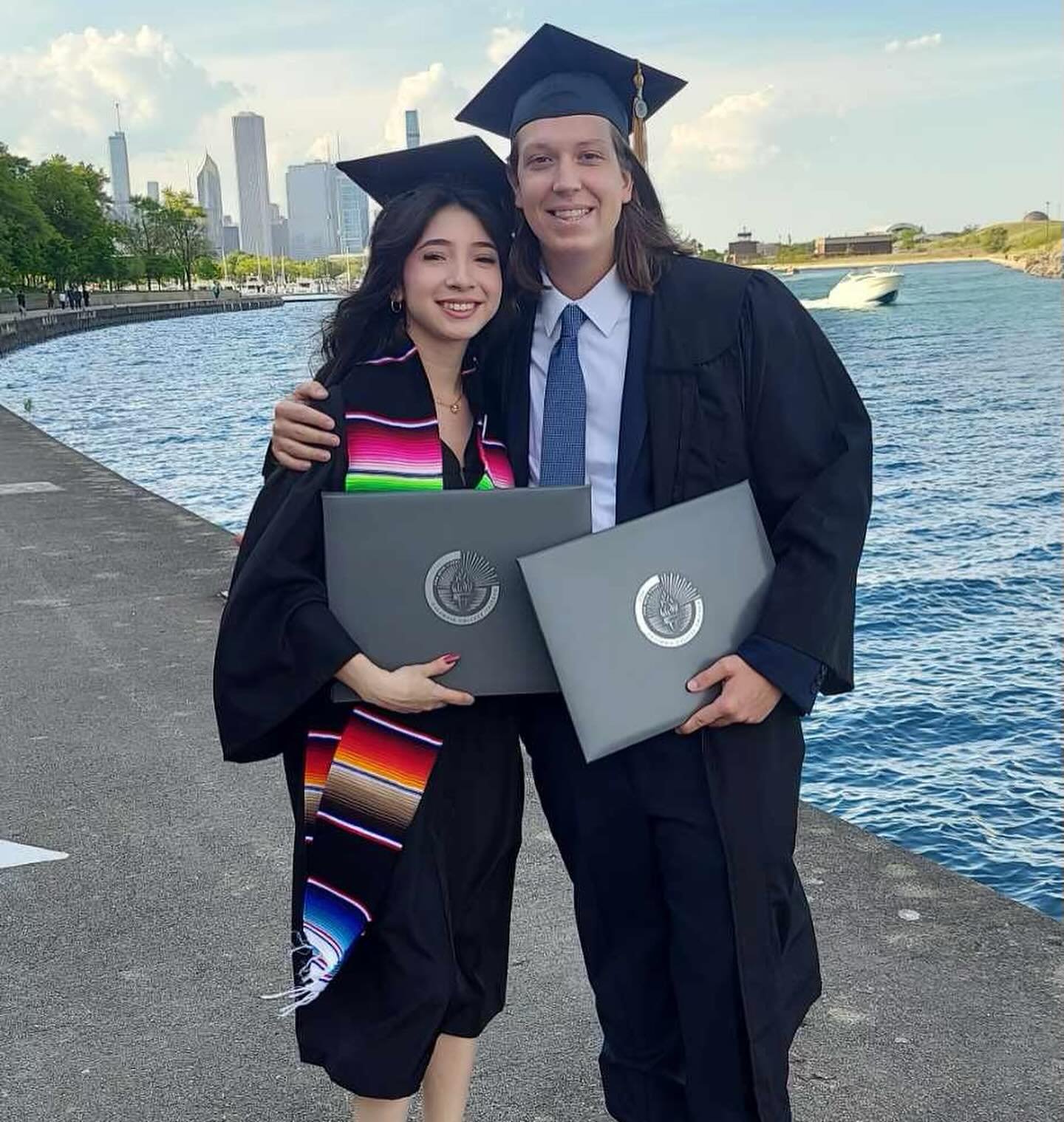 Grad 2/2
graphic design dept.
Had to come back to pick up that second degree, Ang and Nate show fr.