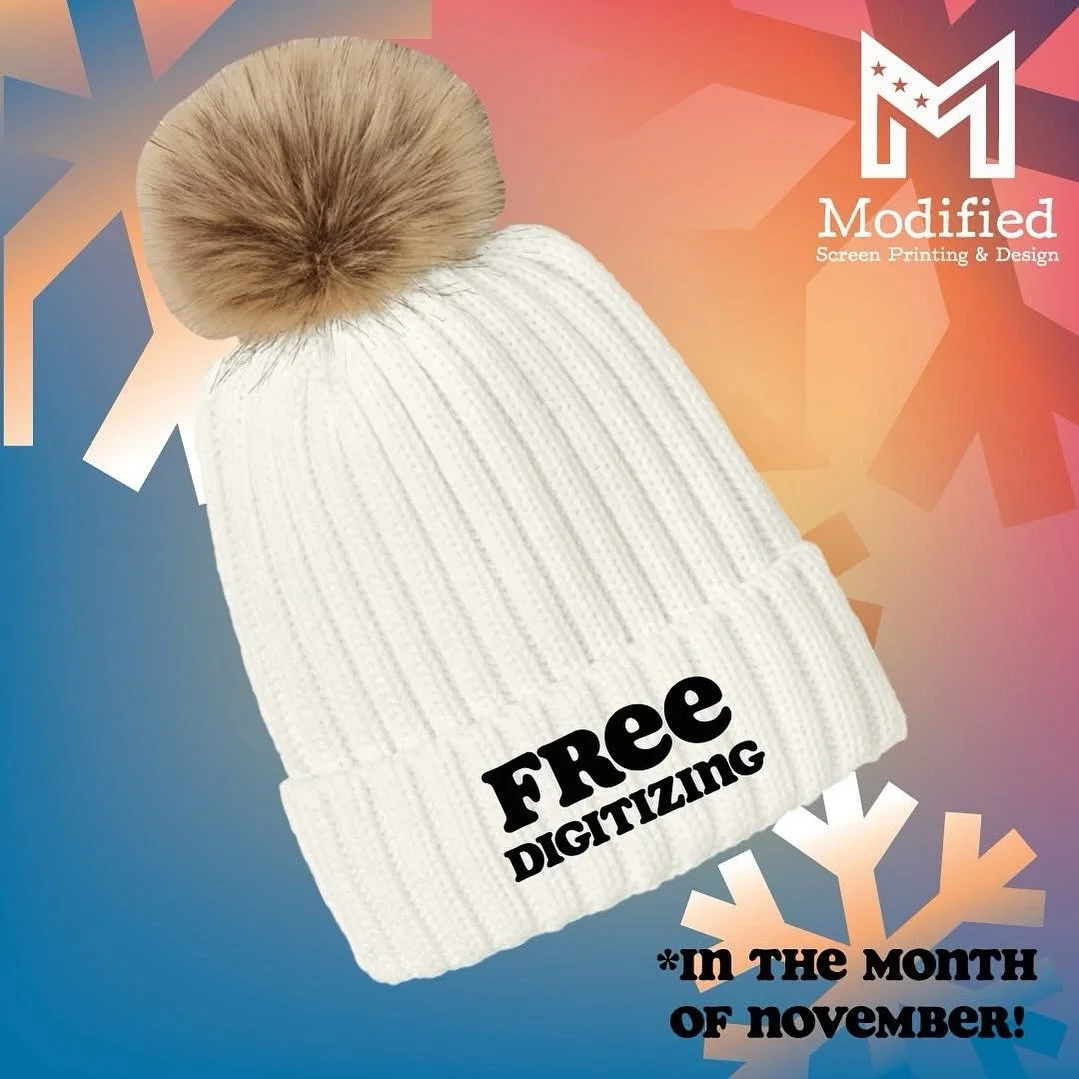 Thinking about gifting your employees with a company branded beanie or hat this holiday season? It&rsquo;s time to get your order in! Even better, for the month of November you won&rsquo;t pay to digitize your design. But act fast, this offer expires