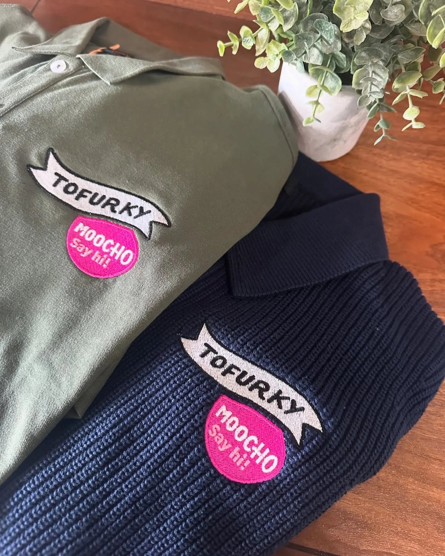 Need some shirts embroidered for your team? Let us help you out. Send us a message today!
#tofurky #embroidery