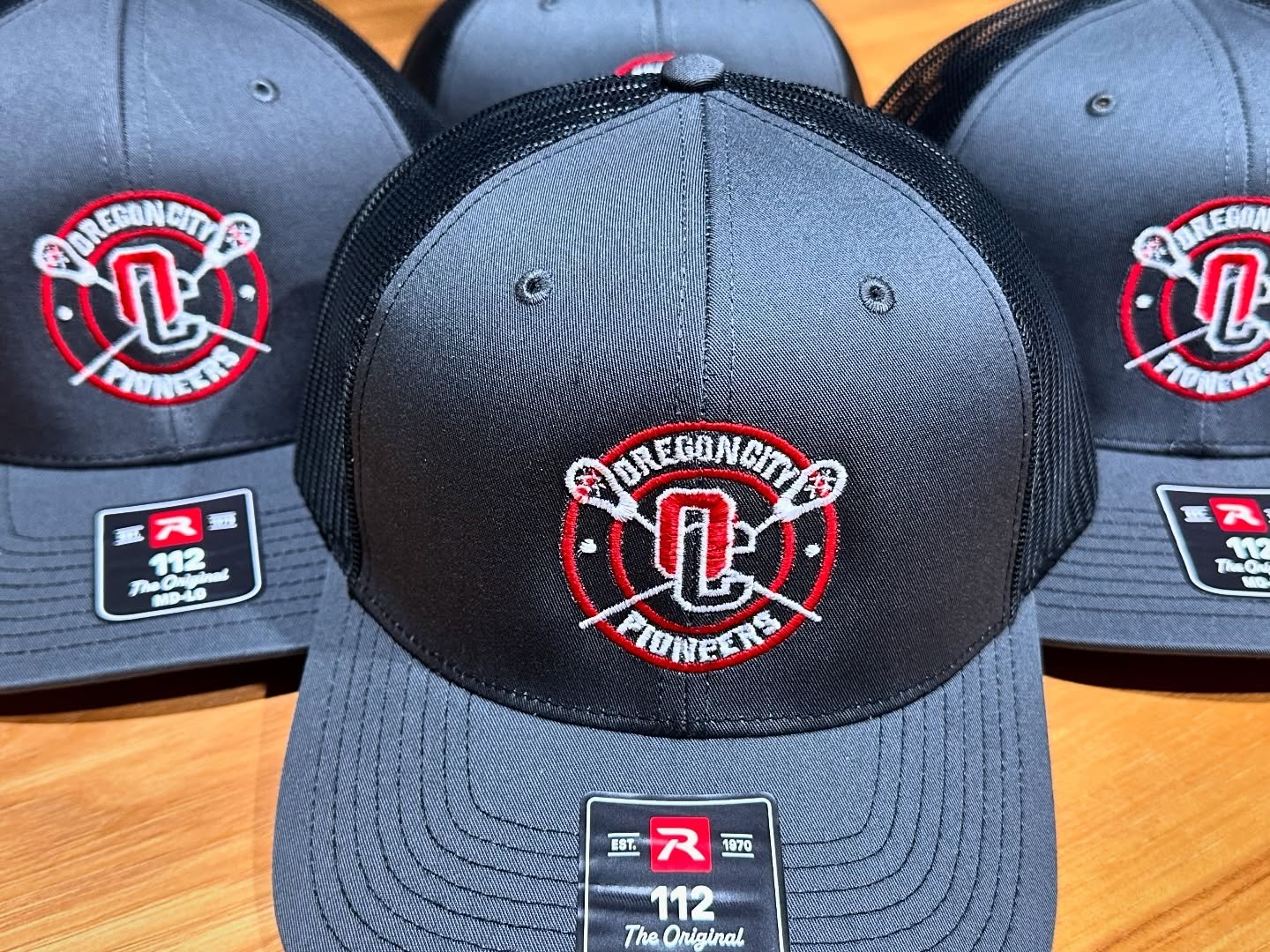 Check out these awesome hats were did for Oregon City Youth Lacrosse!
