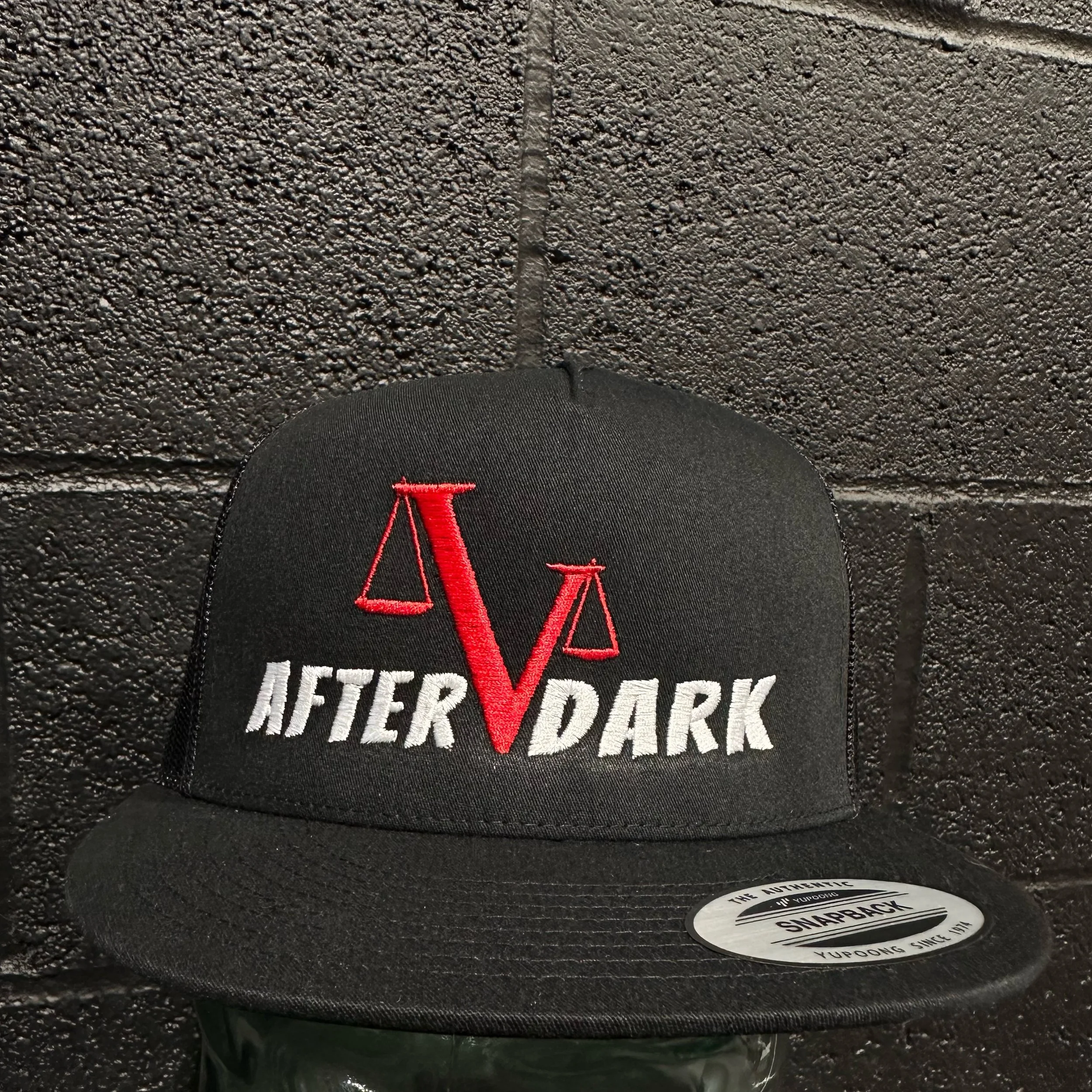 Hats for @verdictbarandgrill Super cool flat brim with the verdict after dark design!