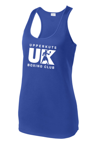 UpperKuts Boxing Club Woman's Blue Tanktop