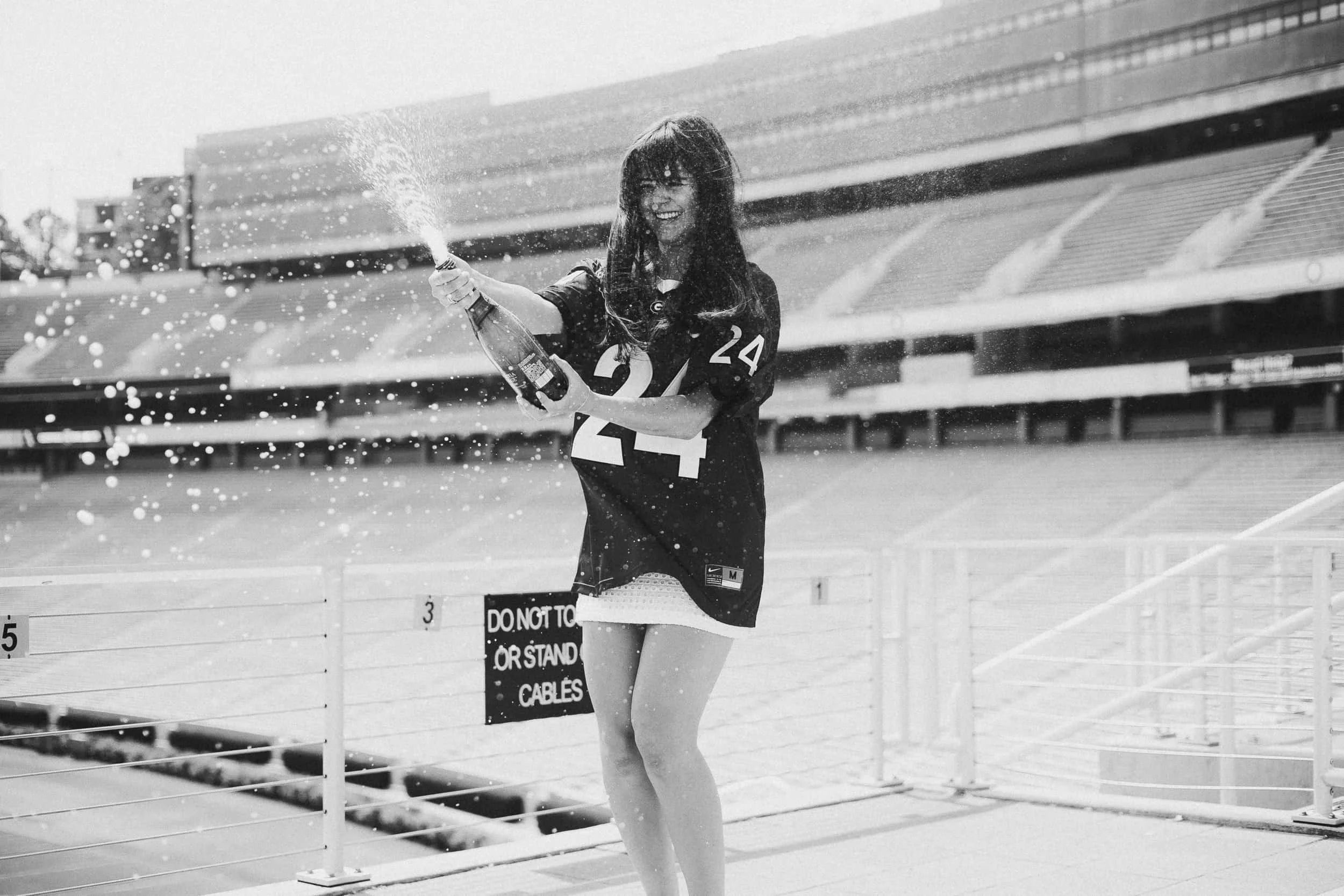 Uga Graduation Photos at Sanford Stadium Athens Georgia