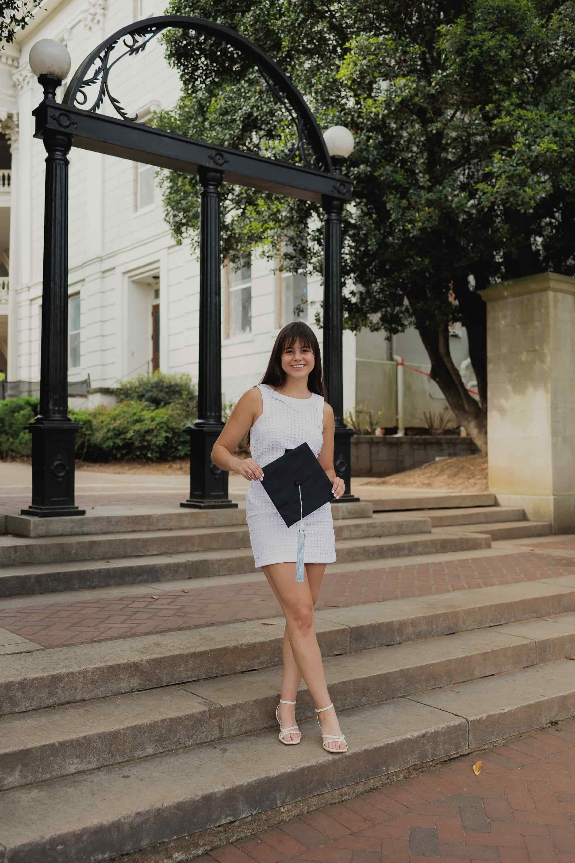 UGA Graduation Photos at The Arch Athens Georgia North Campus University of Georgia