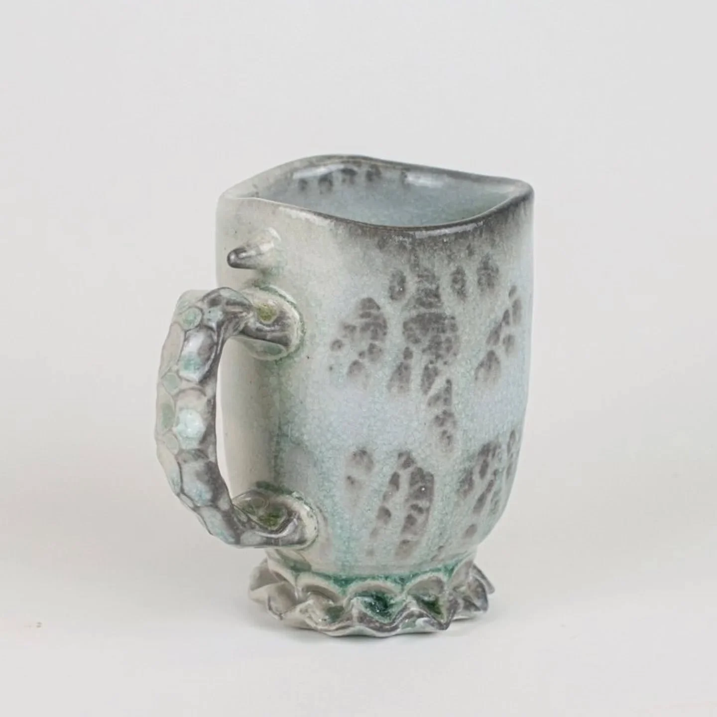 Back from the @ouceramics conference and here is one of my favorite cups from the 8 kilns I had work go into. Spending hot summer days feeding wood into kilns is a labor of love. This conference was so unique and one of my favorite experiences. It wa