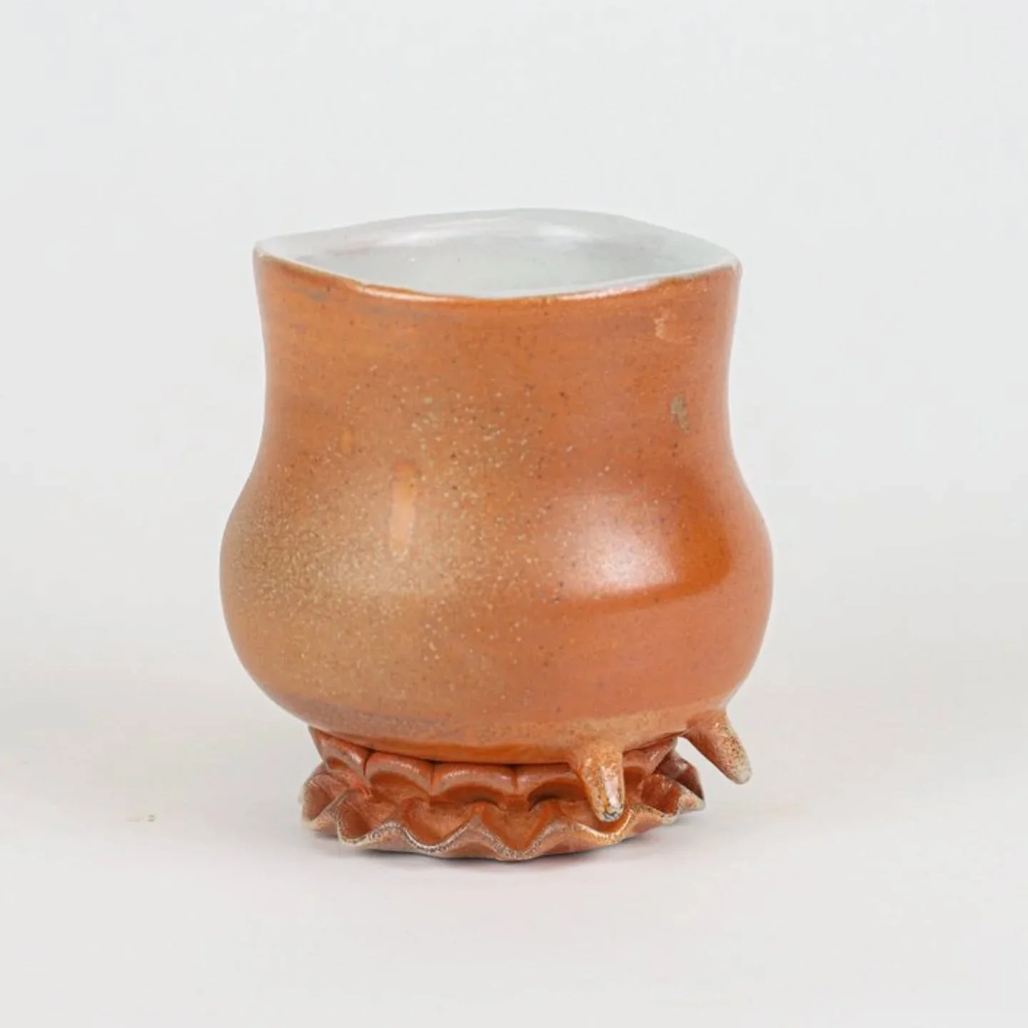 Back from the @ouceramics conference and here is one of my favorite cups from the 8 kilns I had work go into. Spending hot summer days feeding wood into kilns is a labor of love. This conference was so unique and one of my favorite experiences. It wa