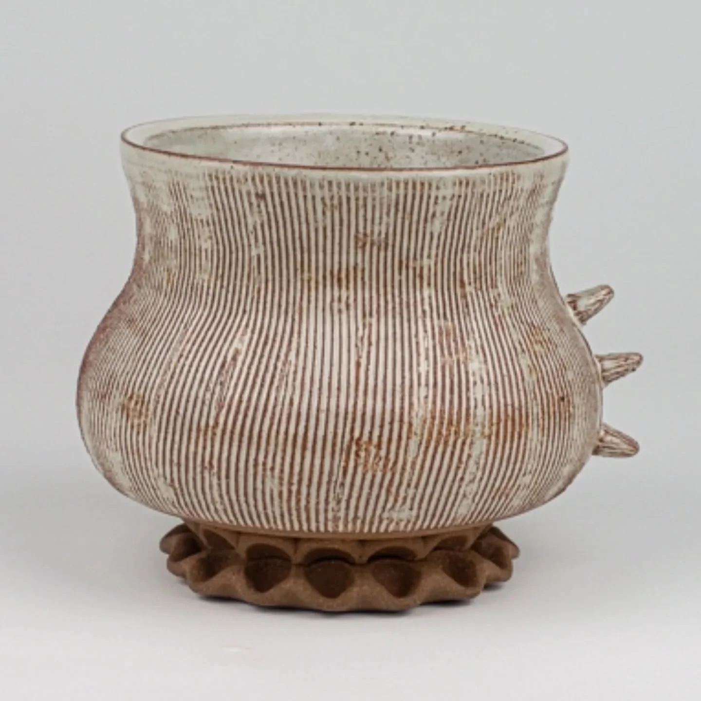Just pulled a few pieces from the kiln from my trip to @arrowmont_school to attend a workshop with @abcpottery .