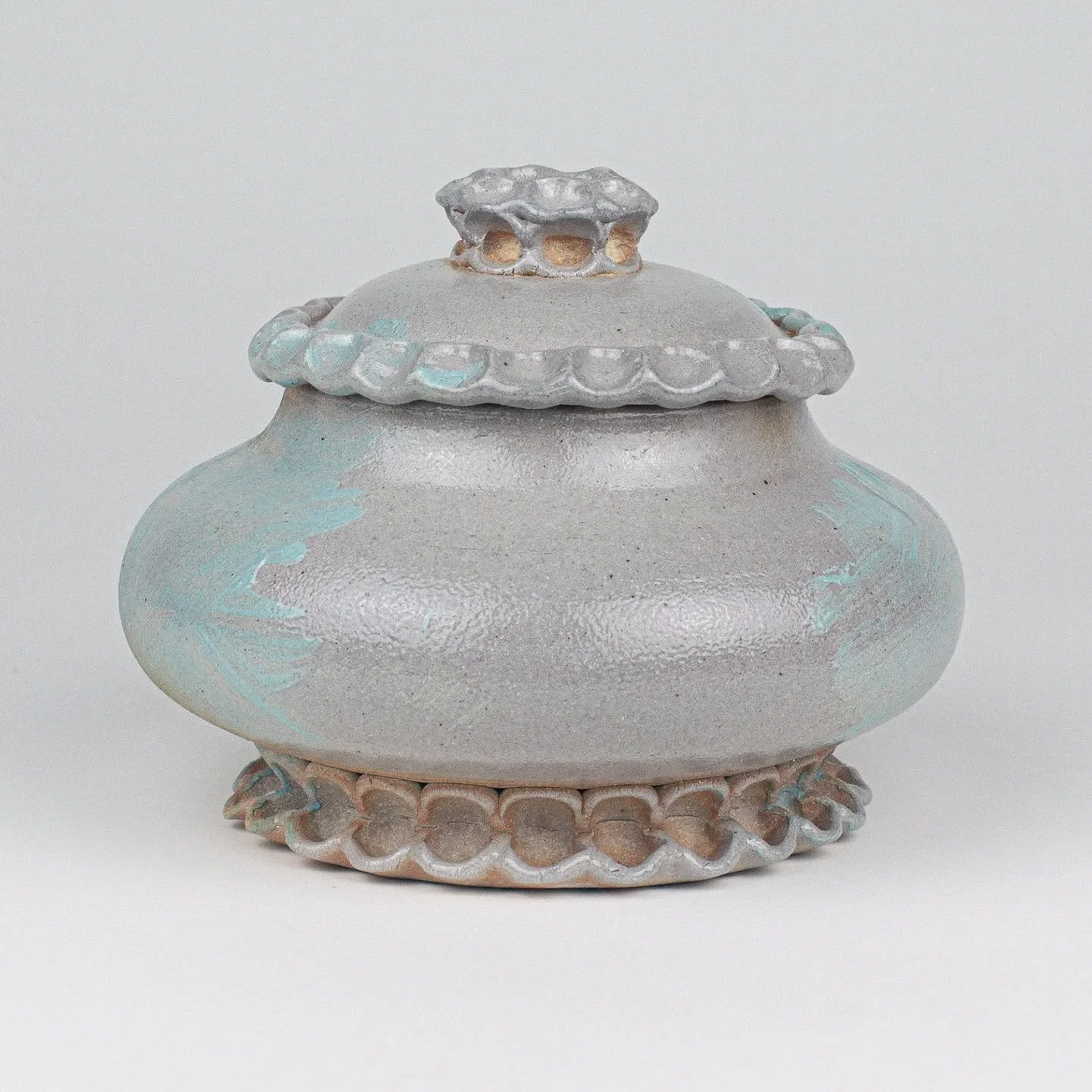 Continuing to fall in love with the surfaces you can get when soda firing.