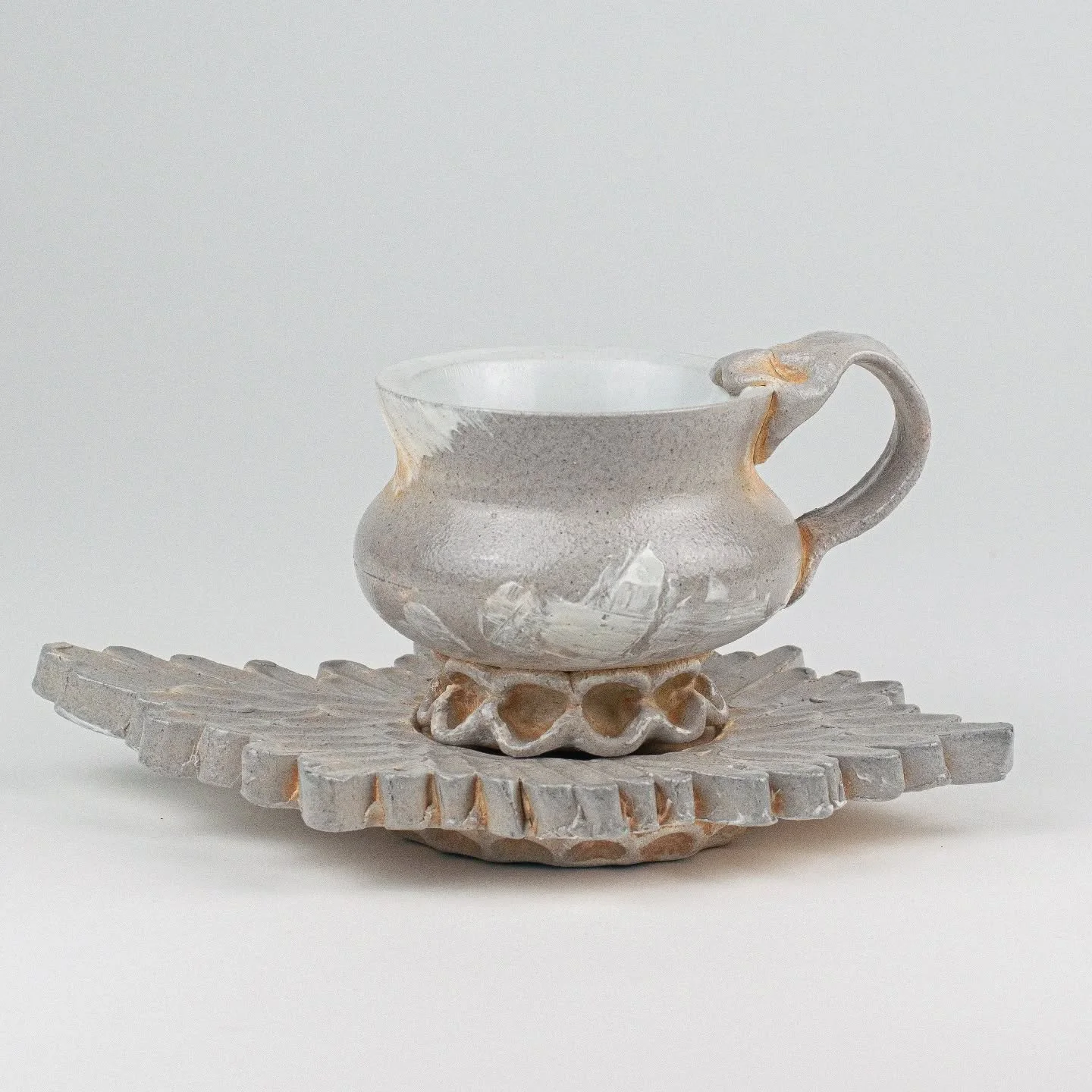 Continuing to fall in love with the surfaces you can get when soda firing.