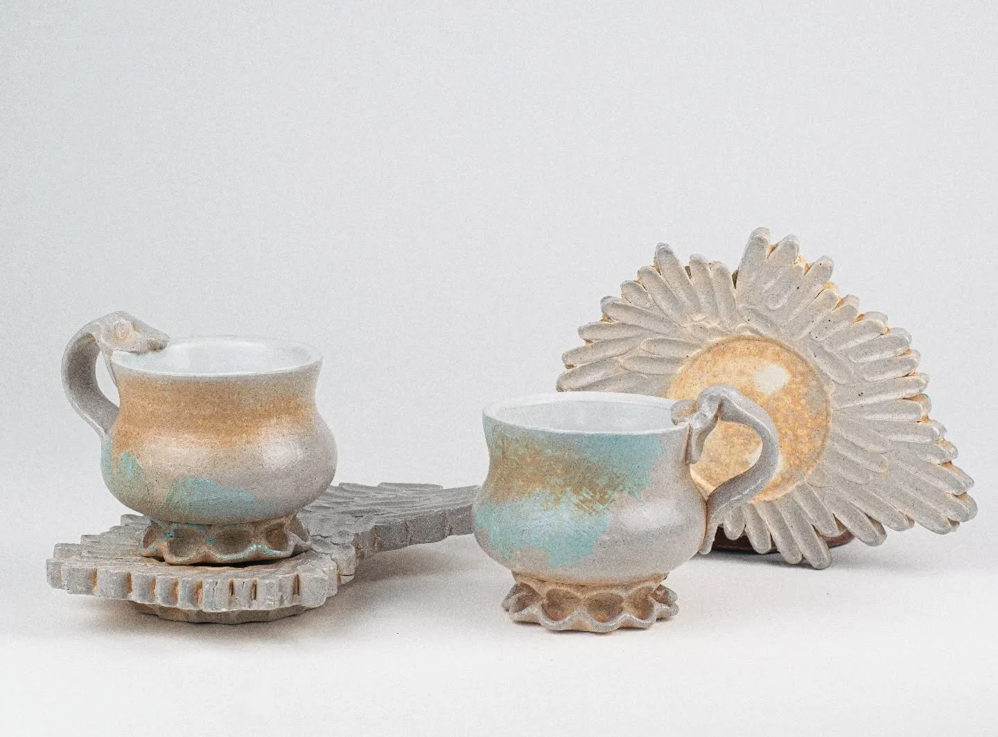 Continuing to fall in love with the surfaces you can get when soda firing.