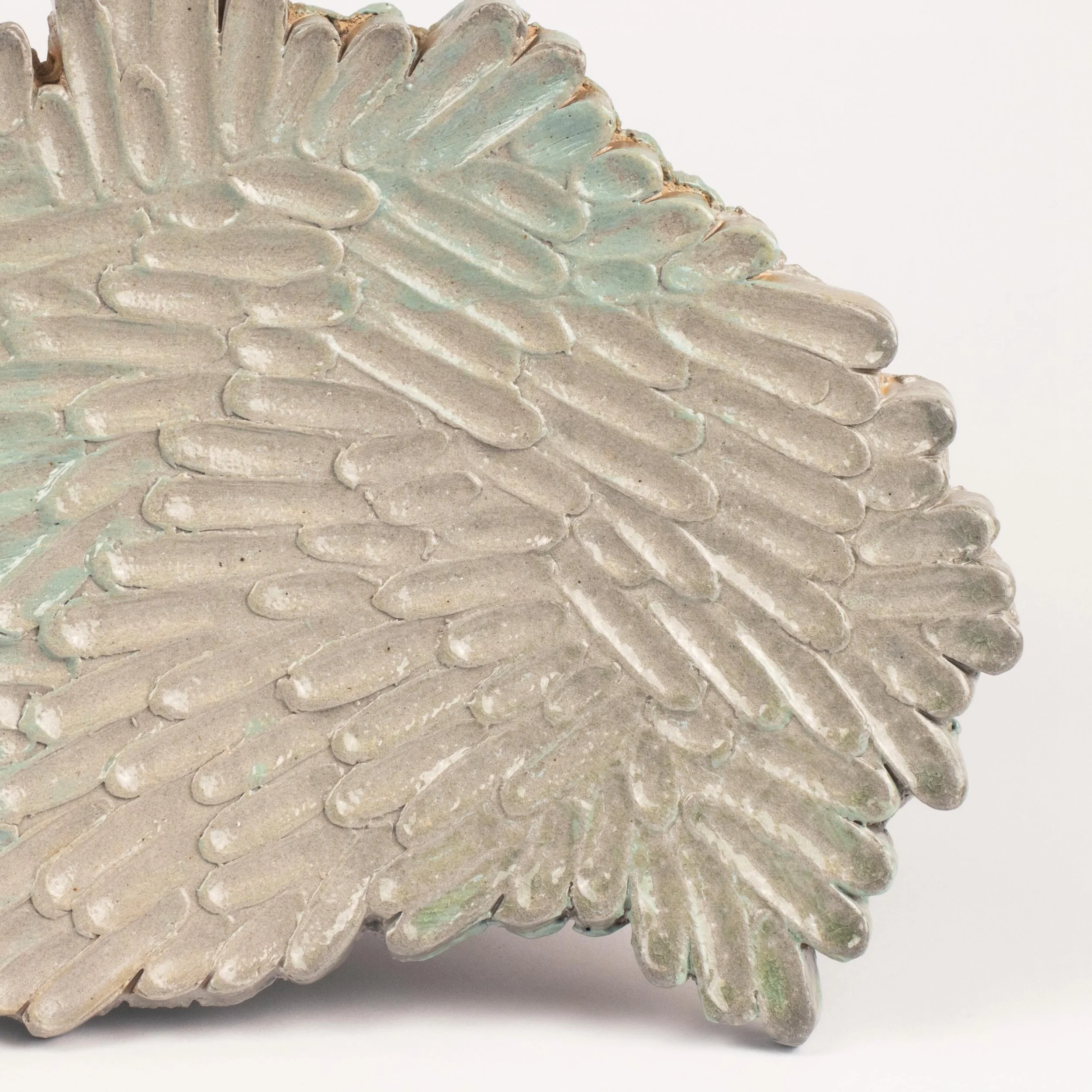Been experimenting with the surface of these plates trying to figure out how to best bring out the texture.