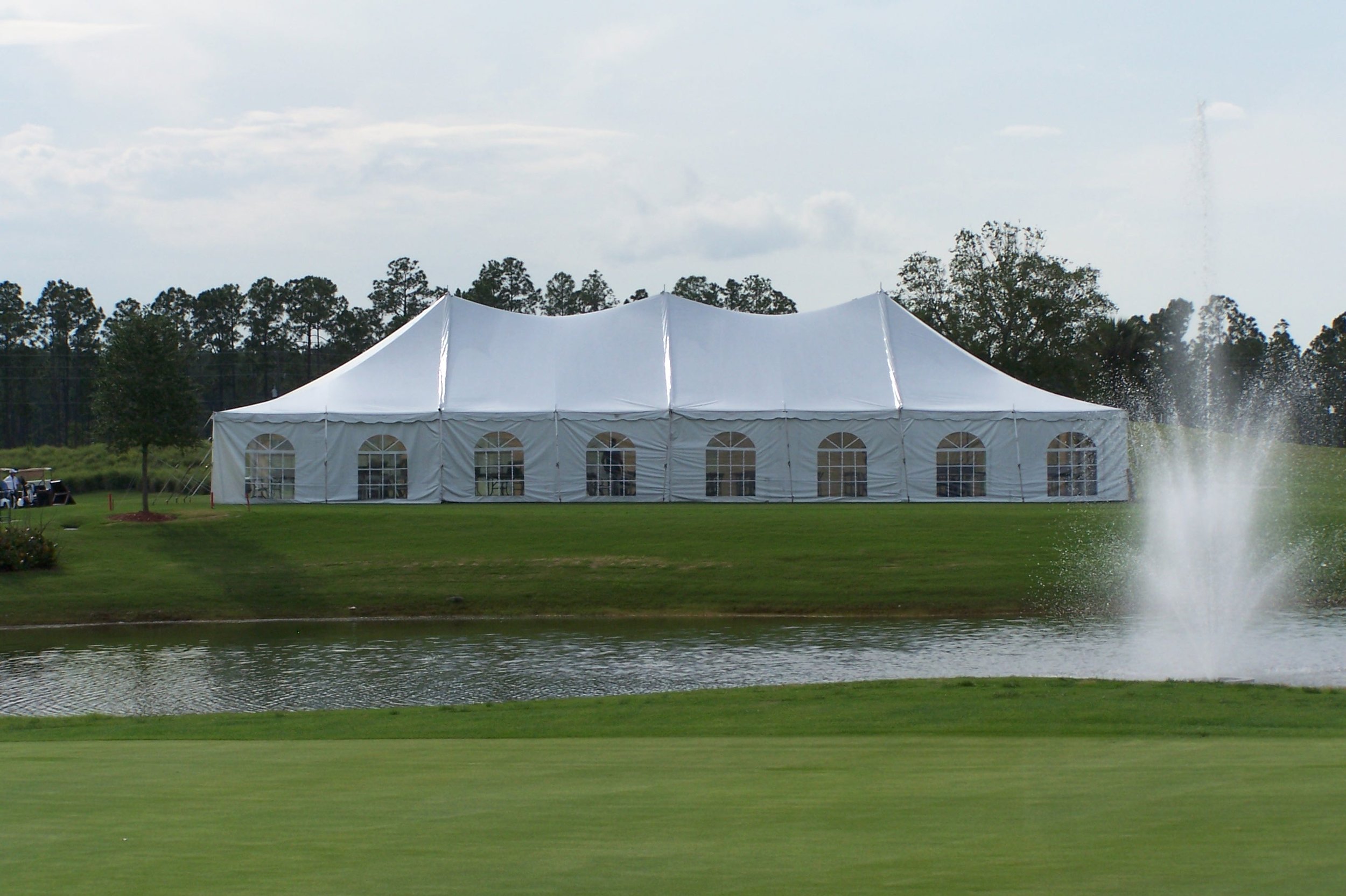  40x80 White Pole Tent 