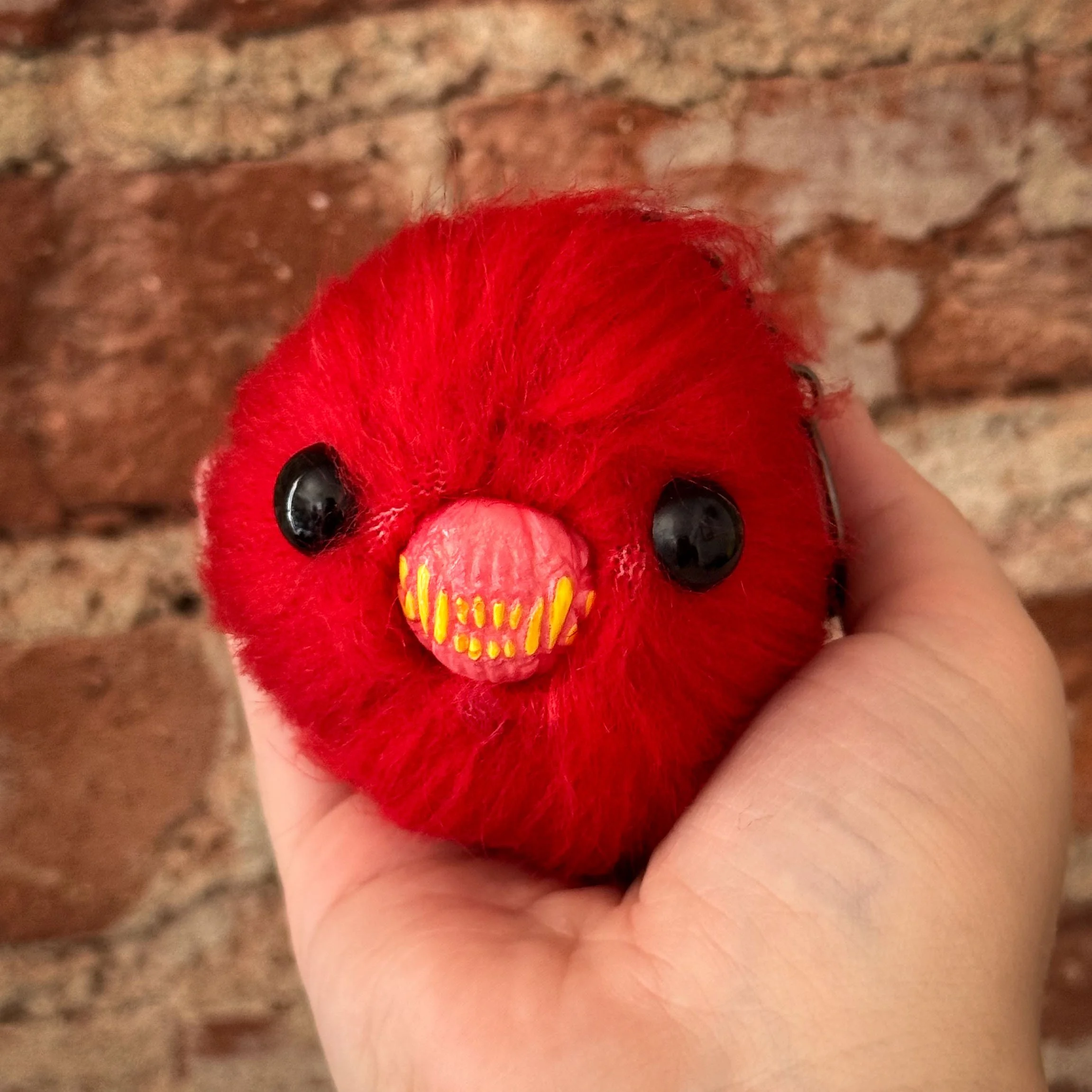 Mini Fluffy Creature Keychain #16