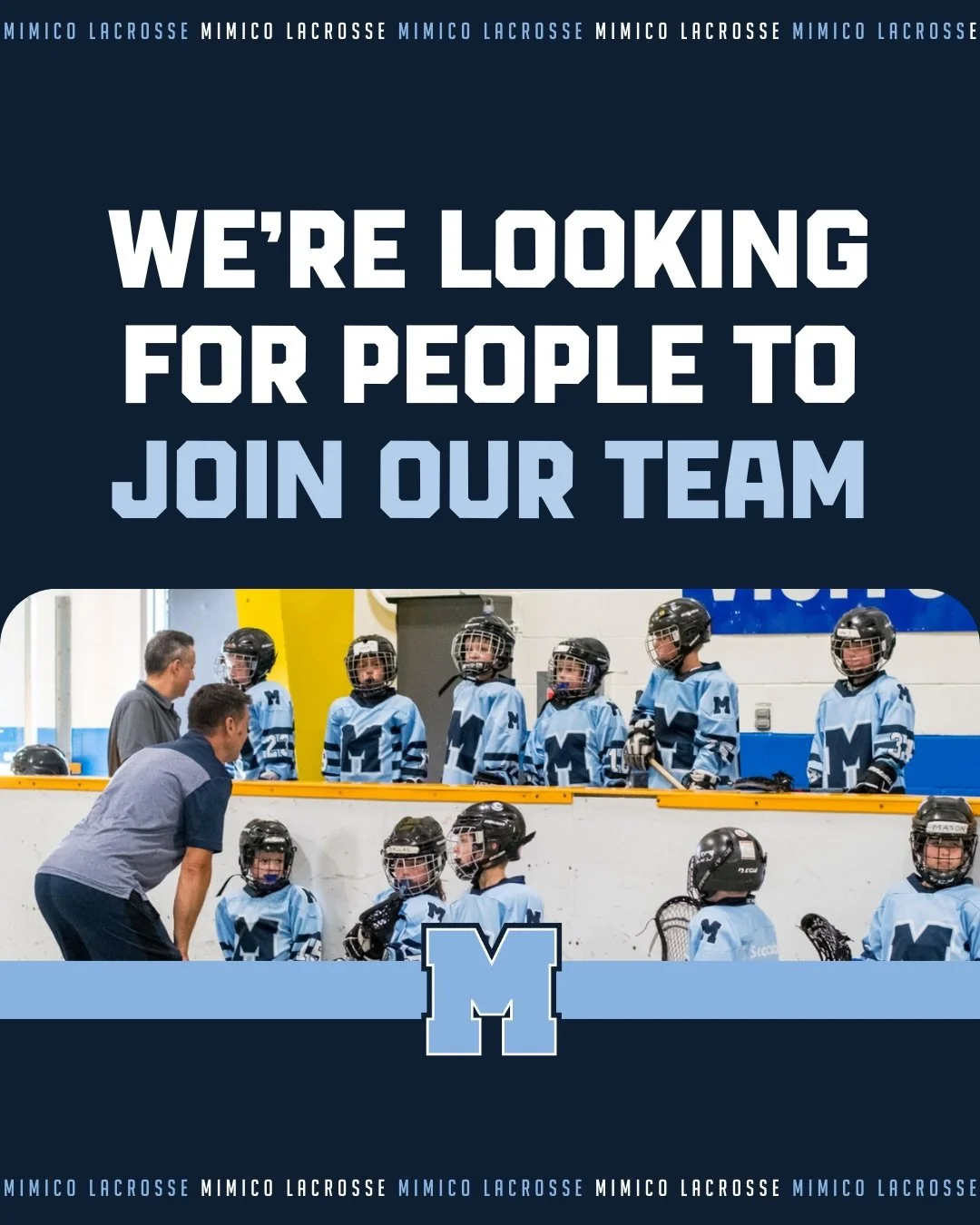 🙋&zwj;♂️ WE NEED YOUR HELP! 🙋&zwj;♀️

Mimico Lacrosse is looking people to join our team!

Opportunities include:

✅ Saturday Lacrosse Coordinator
✅ Bookkeeper

Whether you&rsquo;re a parent, former player, or just love the game, we&rsquo;d love to