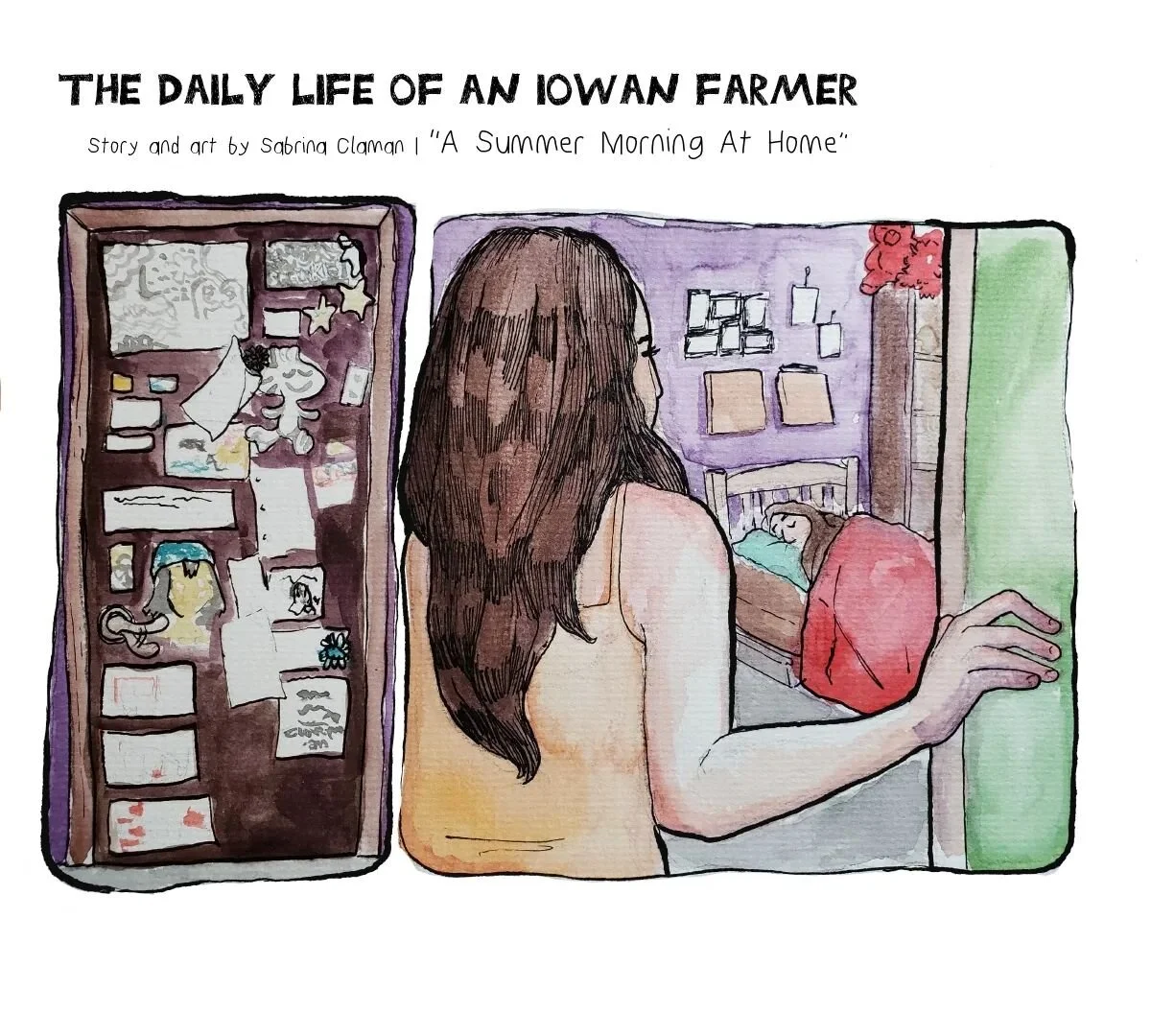 I found some of the original comics from my summer research project final year of college. Have been working on cleaning them up digitally.

#iowaartist #iowacomics #midwestartist #midwestart #everydaylife #sliceoflife #comicillustration #watercolor 