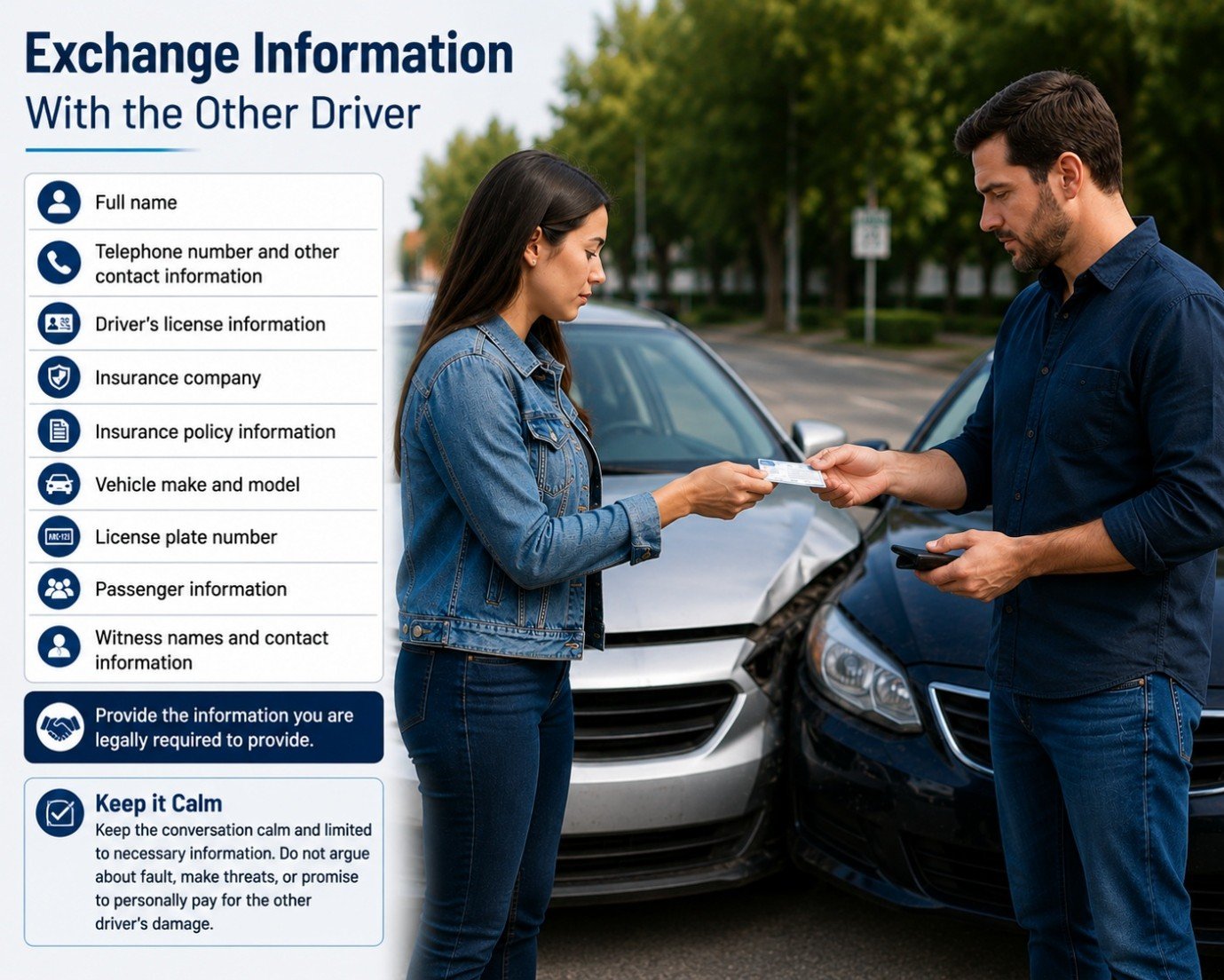 exchange information other driver