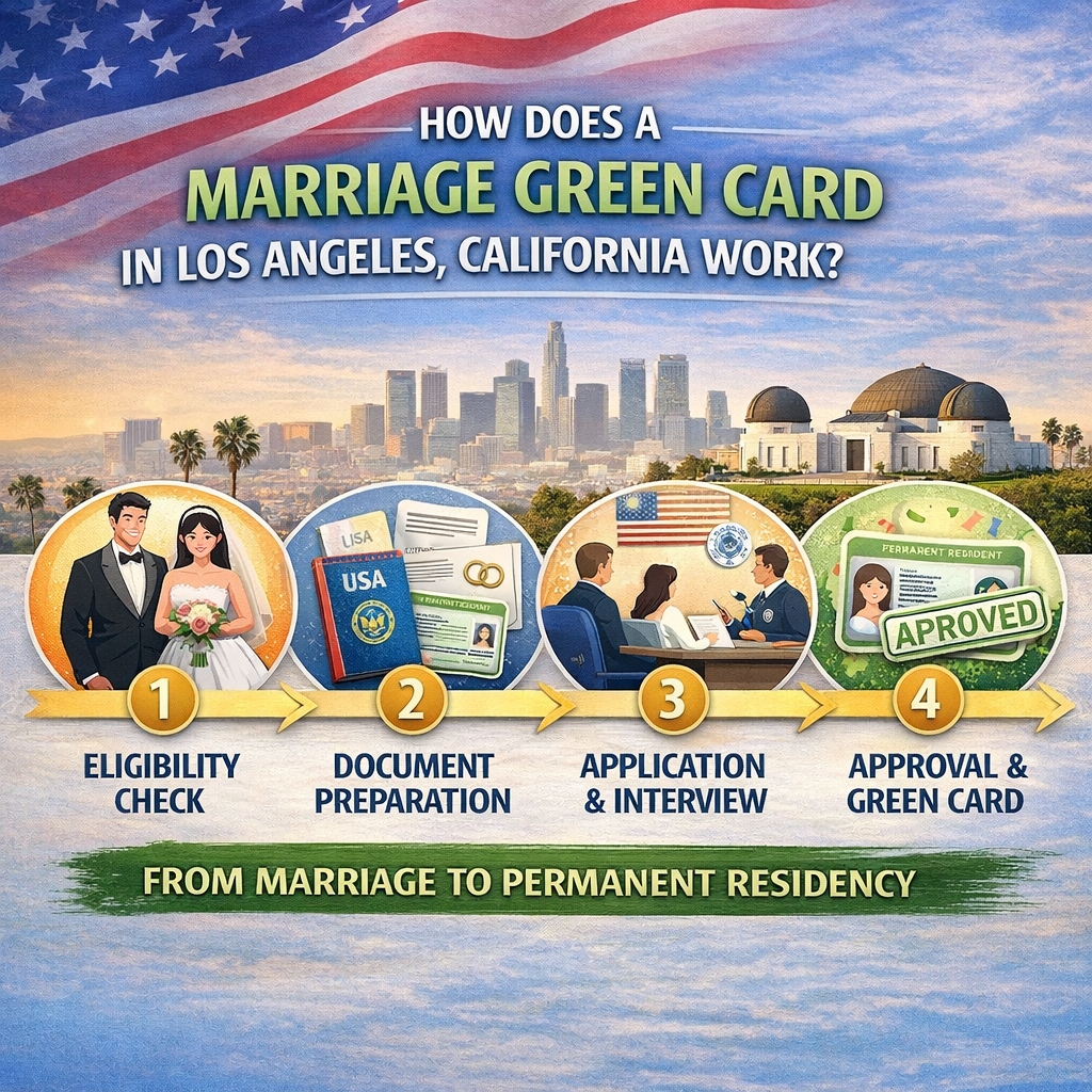 How Does A Marriage Green Card in Los Angeles California Work?